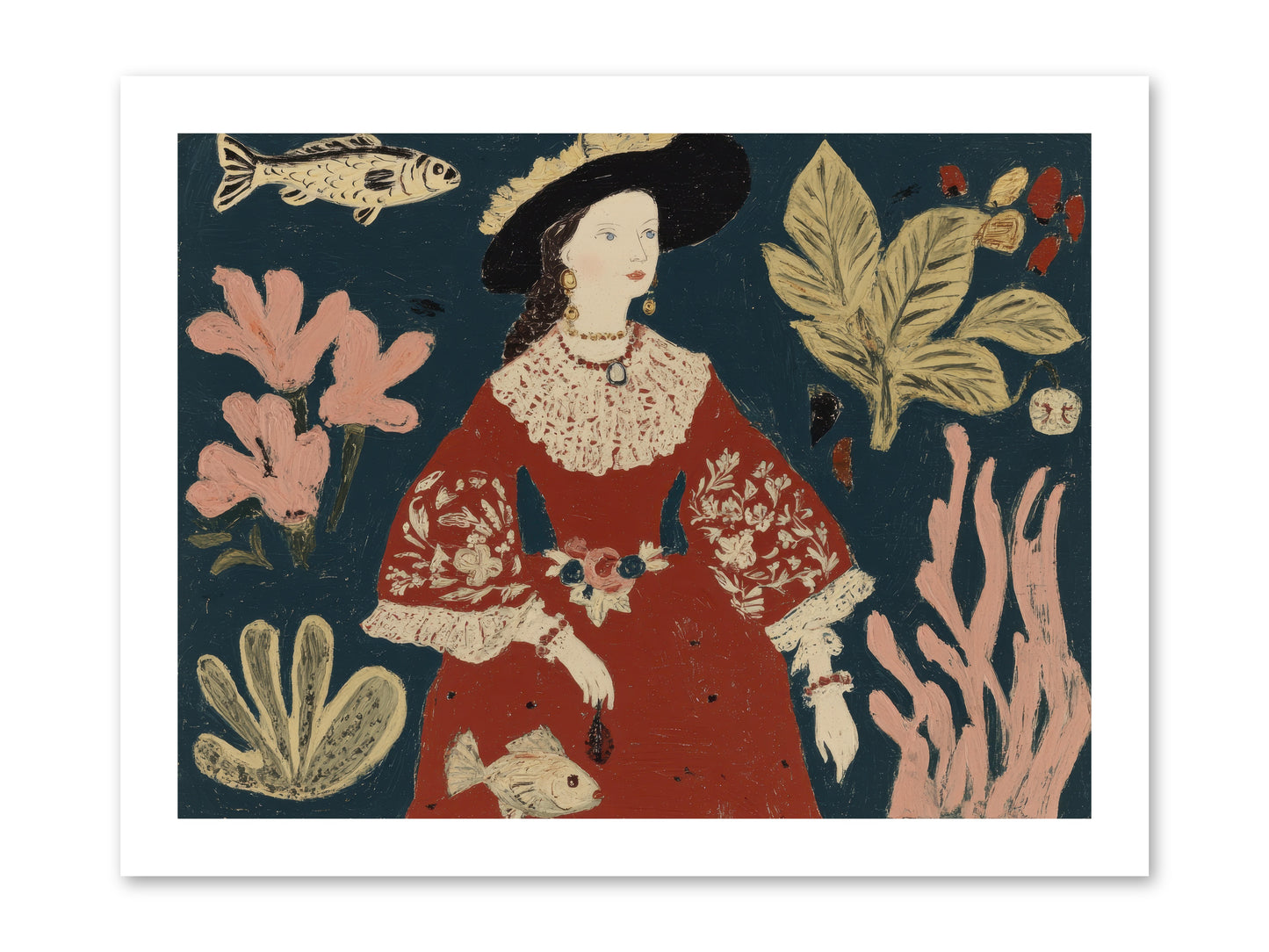 Crowns Were Optional -- Loose Canvas Print 16x12