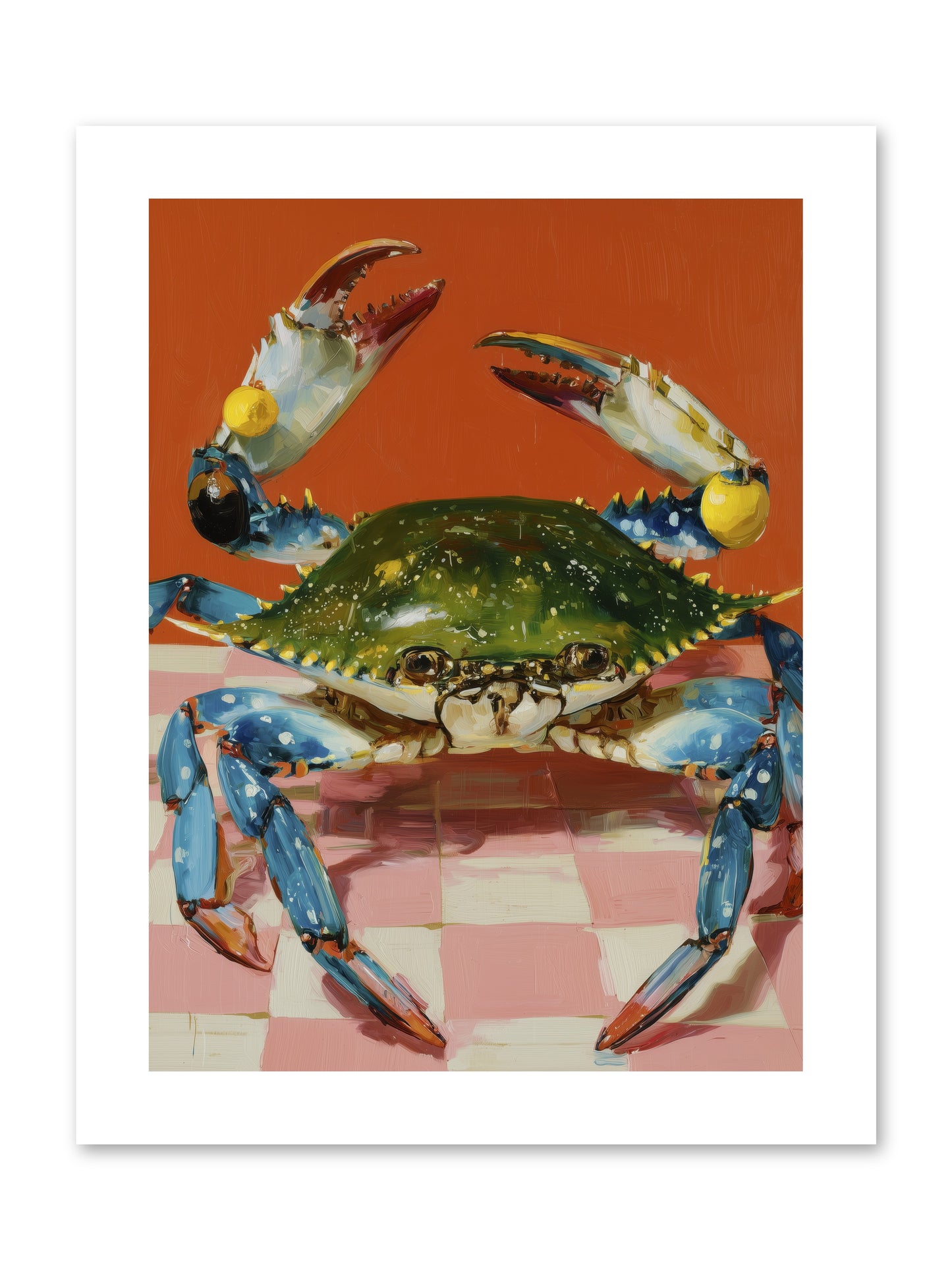 Crustacean Crown -- Paper Print 9x12