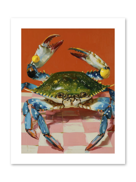 Crustacean Crown -- Paper Print 9x12