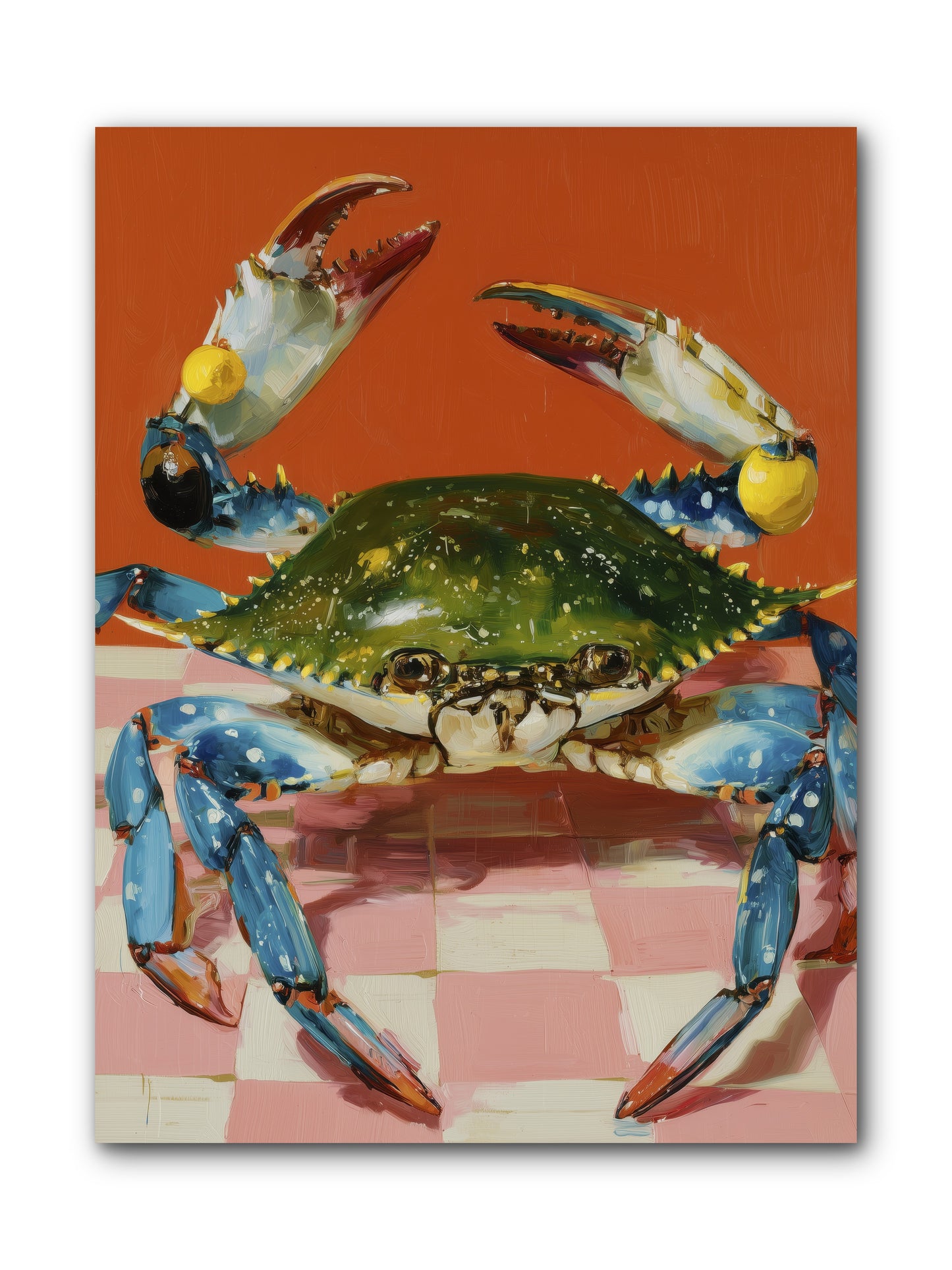 Crustacean Crown -- Wrapped Canvas 9x12
