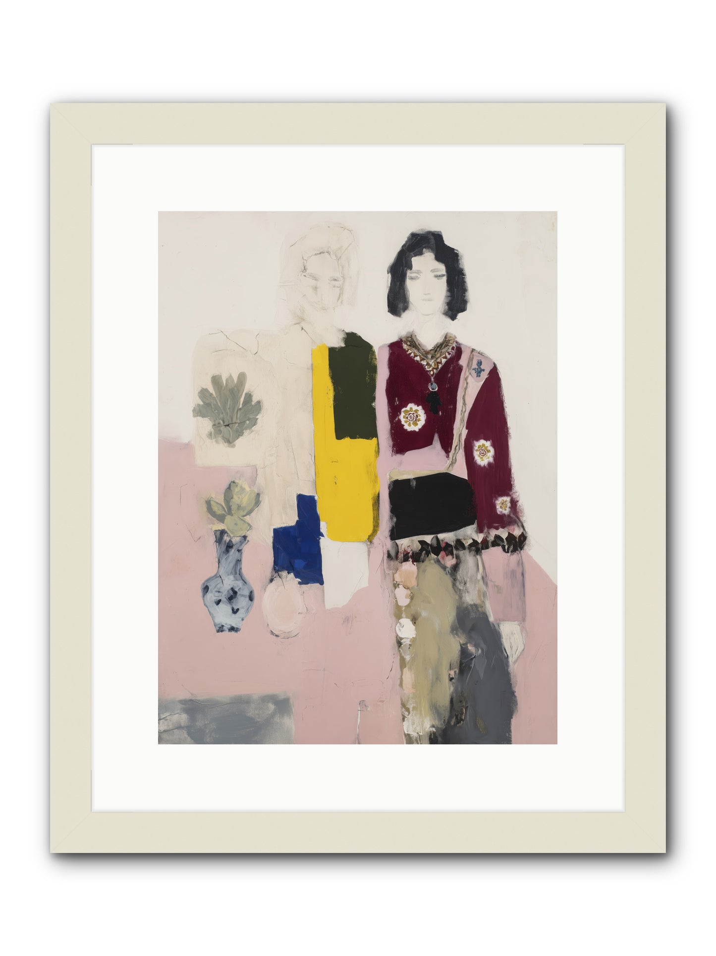 Crystal Tear -- Framed Print - White 12x16