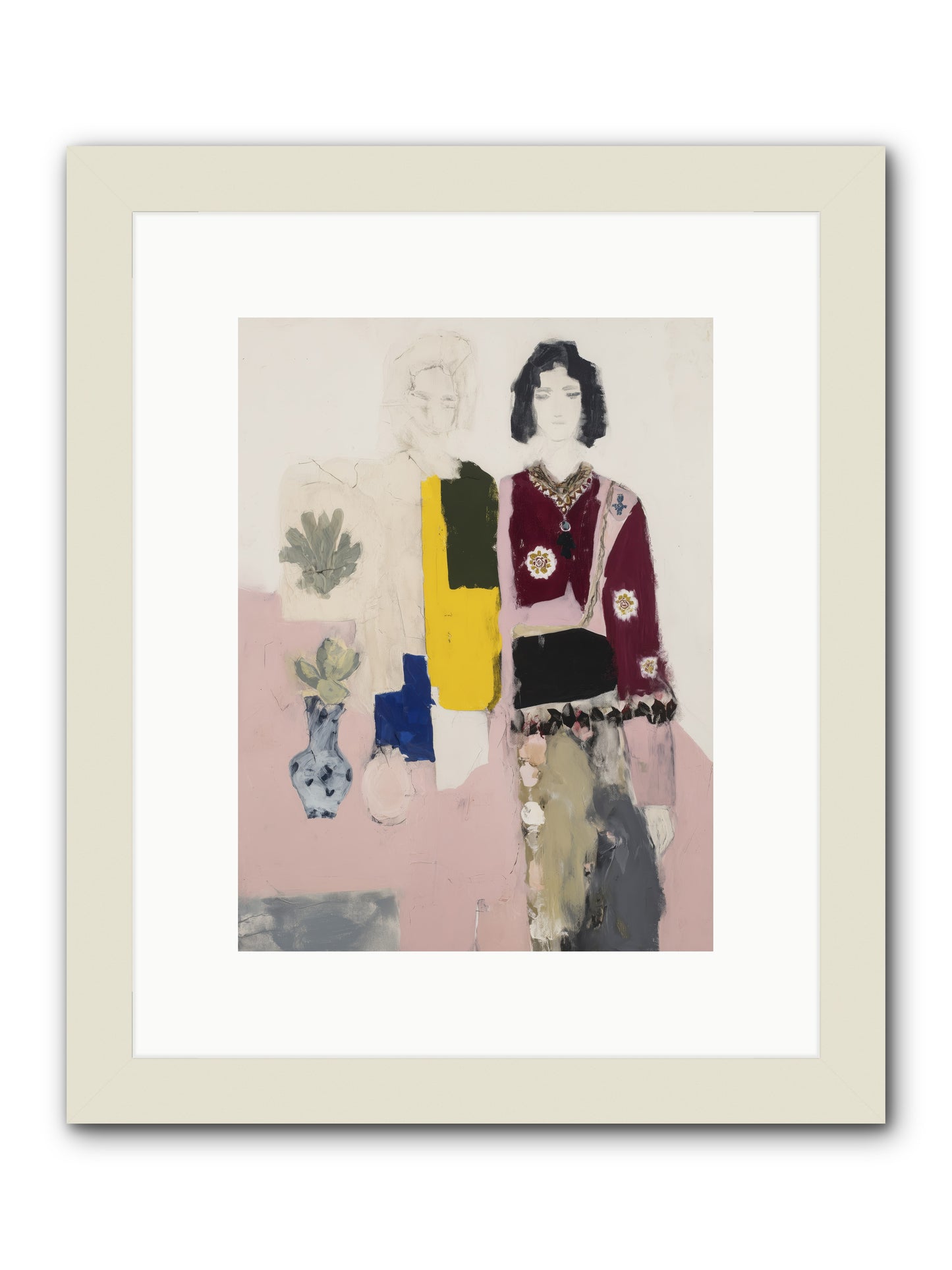 Crystal Tear -- Framed Print - White 9x12