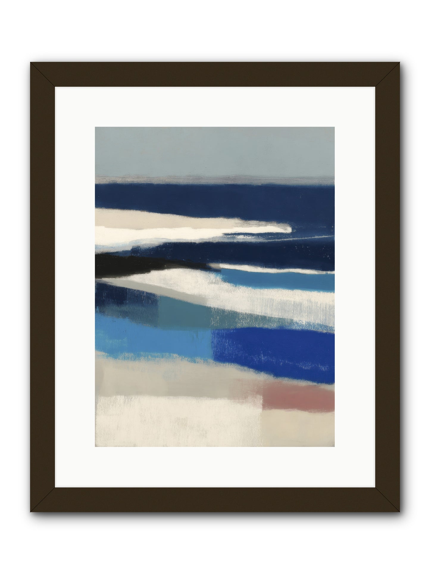 Crystalline -- Framed Print - Black 12x16