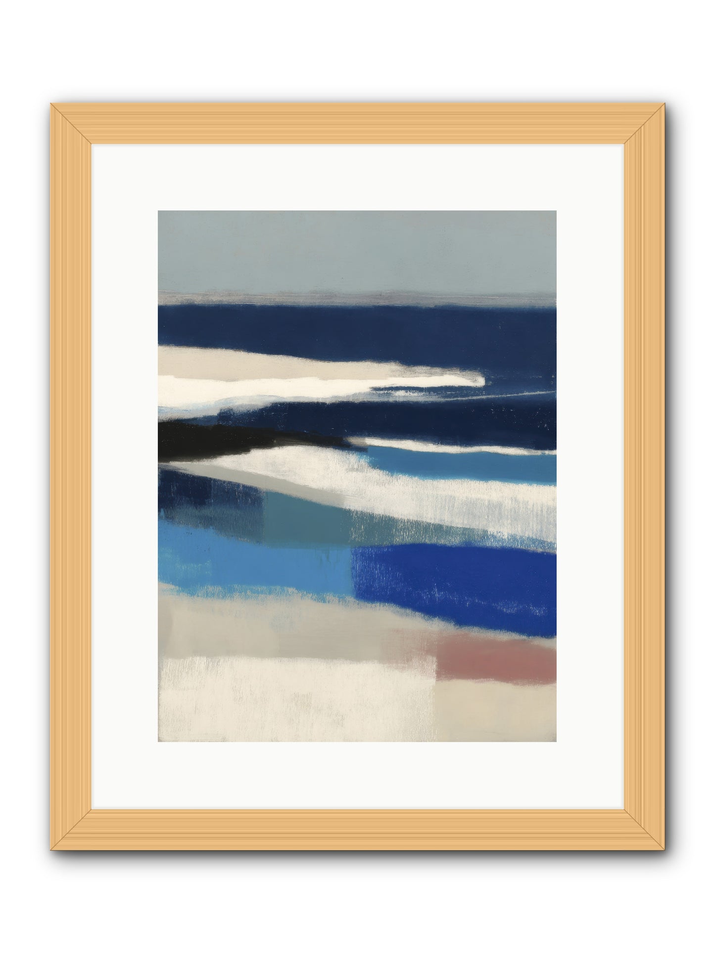 Crystalline -- Framed Print - Natural 12x16