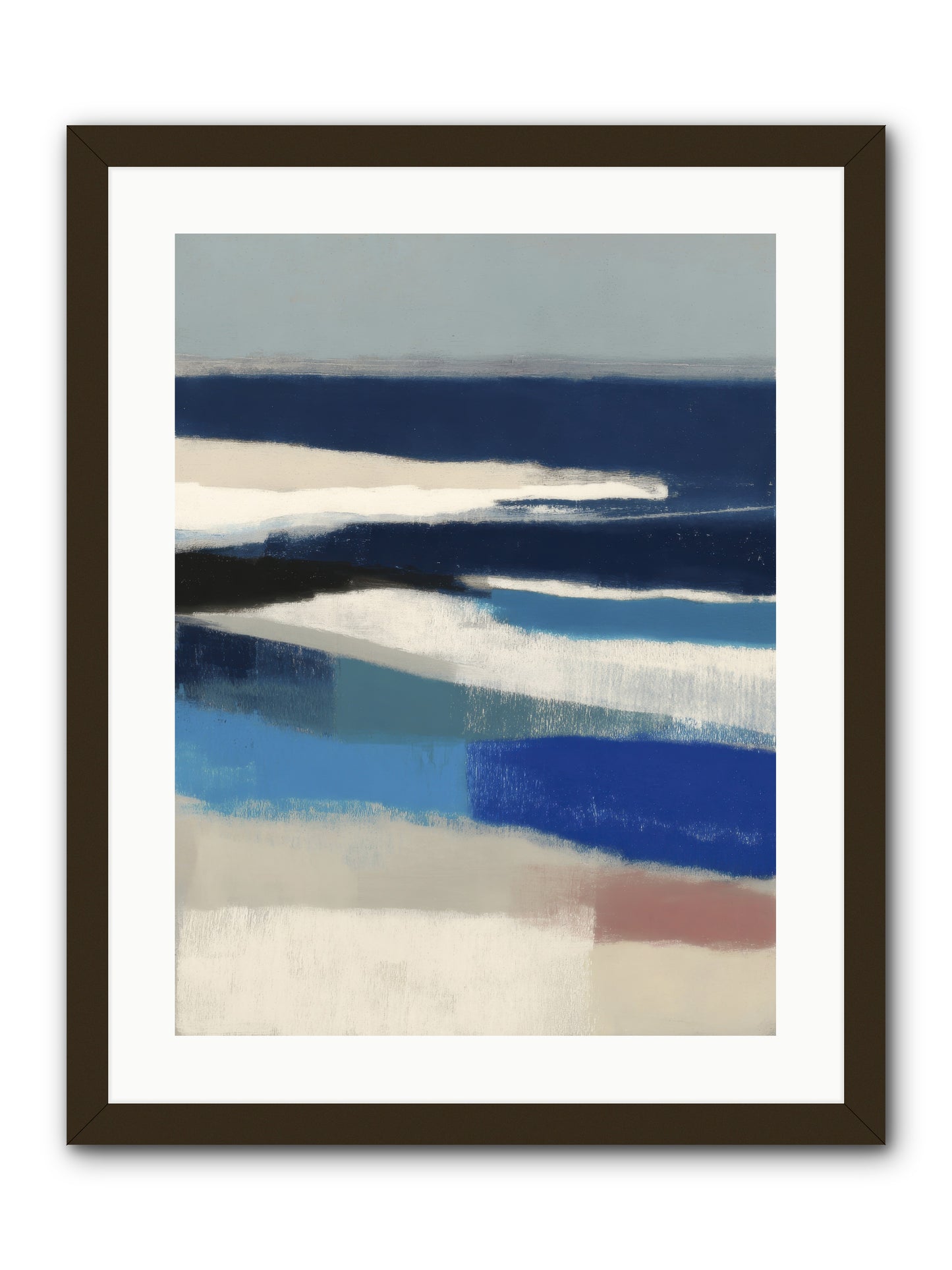 Crystalline -- Framed Print - Black 18x24