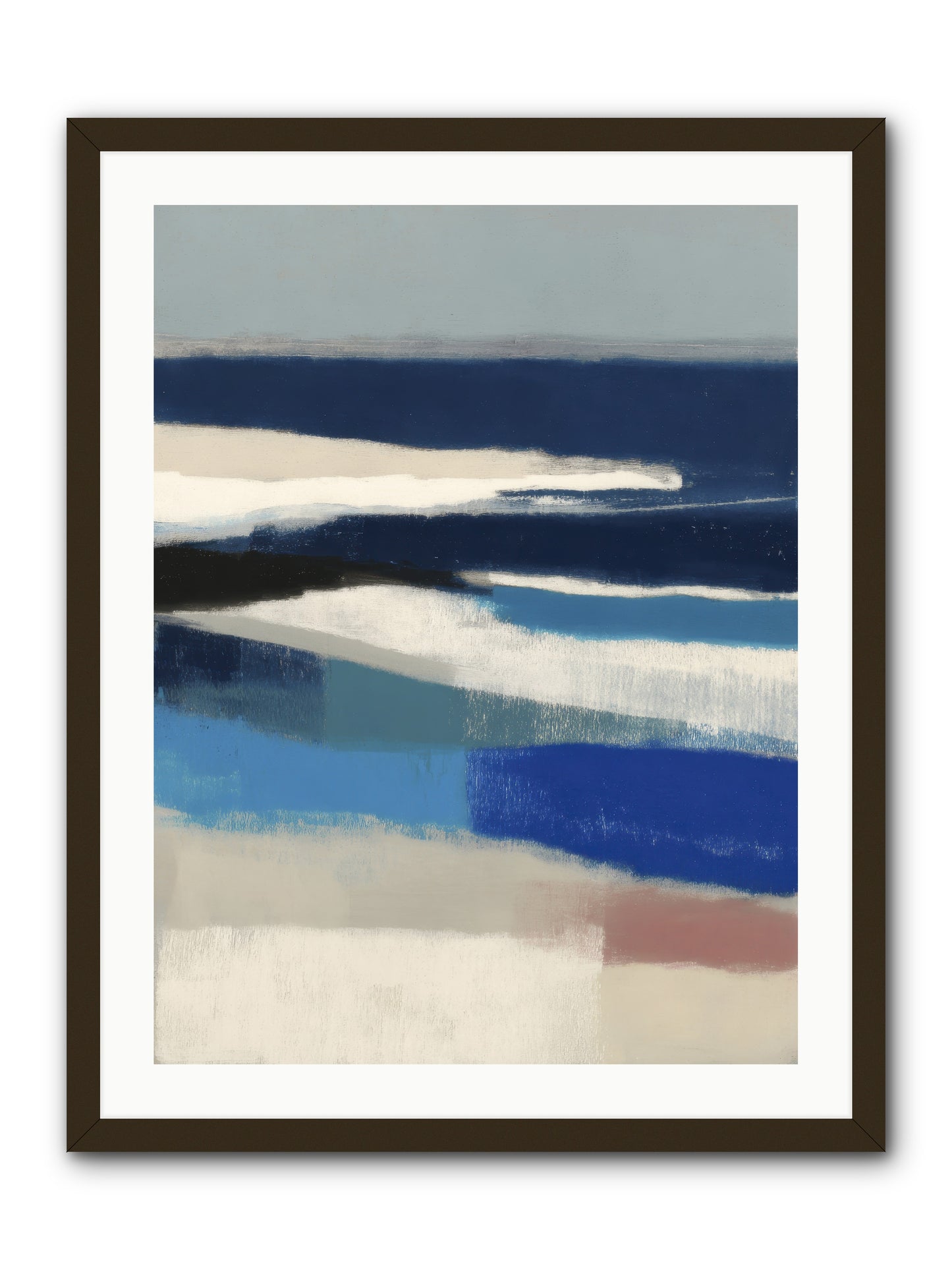 Crystalline -- Framed Print - Black 24x32