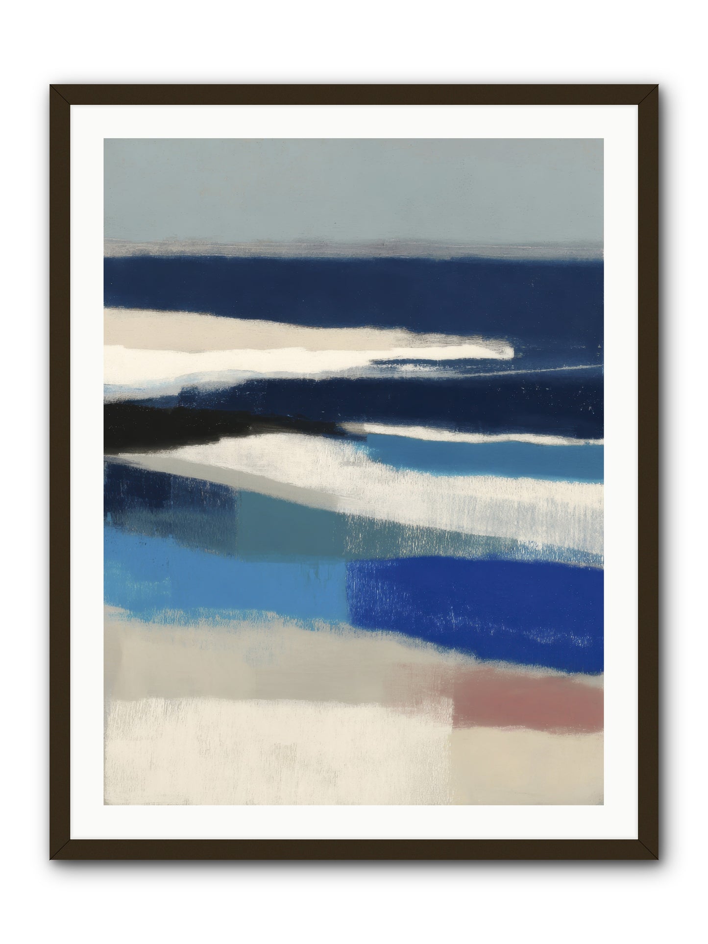 Crystalline -- Framed Print - Black 30x40