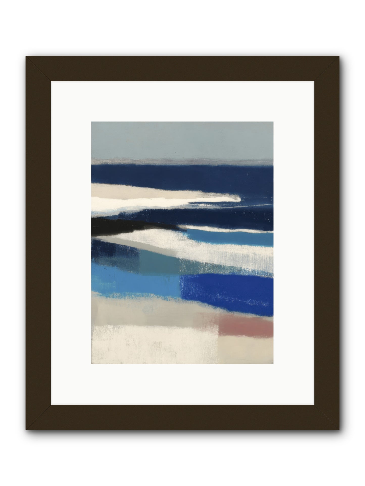Crystalline -- Framed Print - Black 9x12
