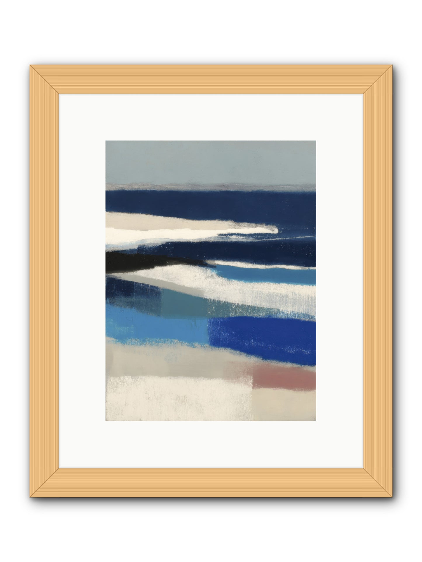 Crystalline -- Framed Print - Natural 9x12