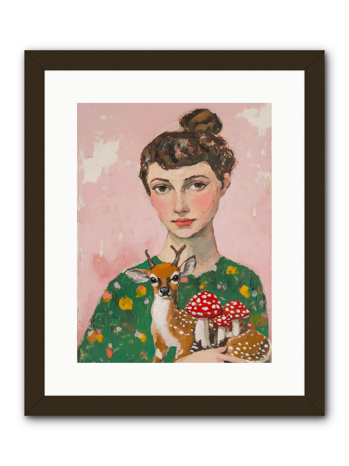 Cucumber Sandwiches -- Framed Print - Black 12x16