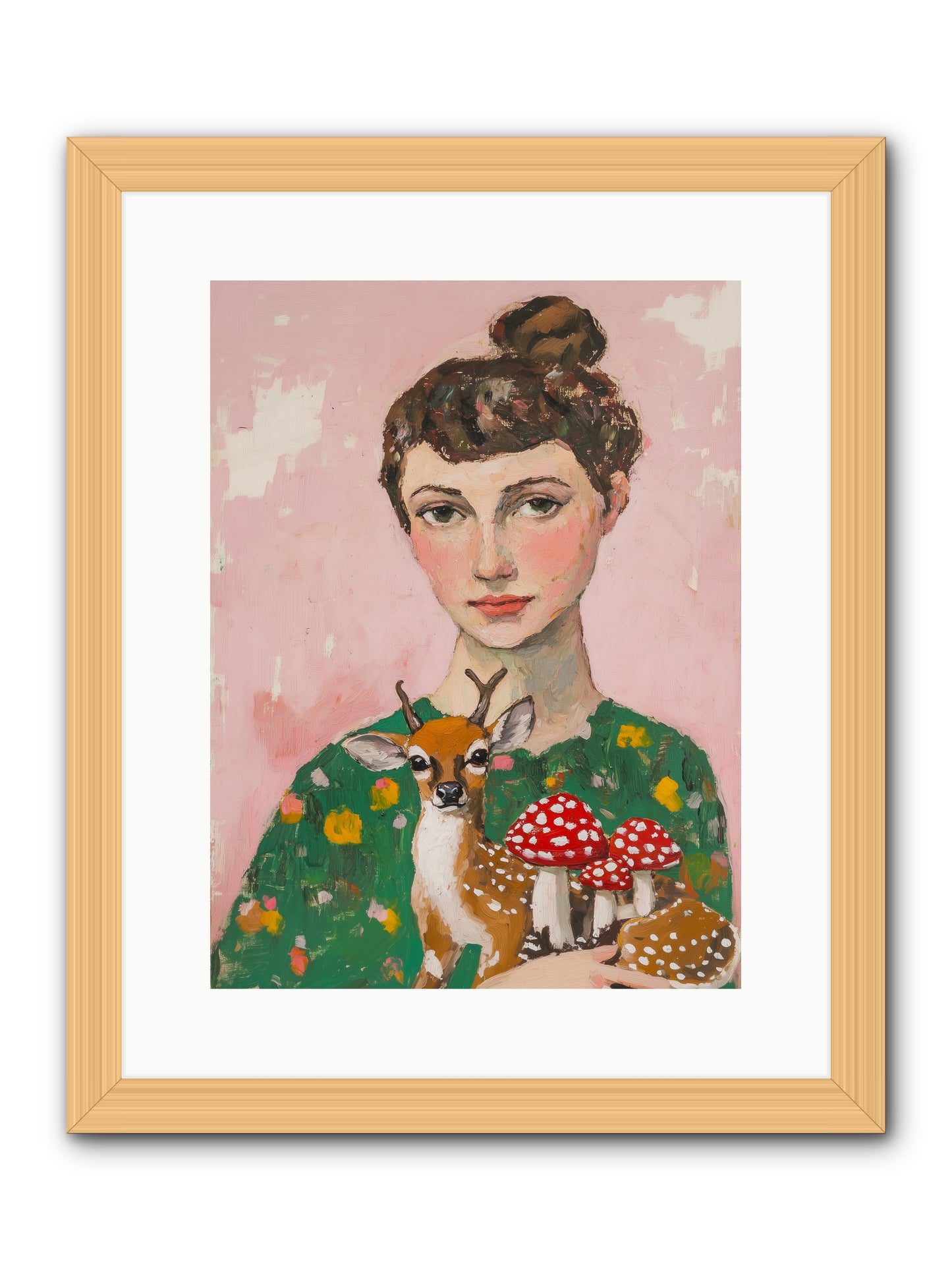 Cucumber Sandwiches -- Framed Print - Natural 12x16