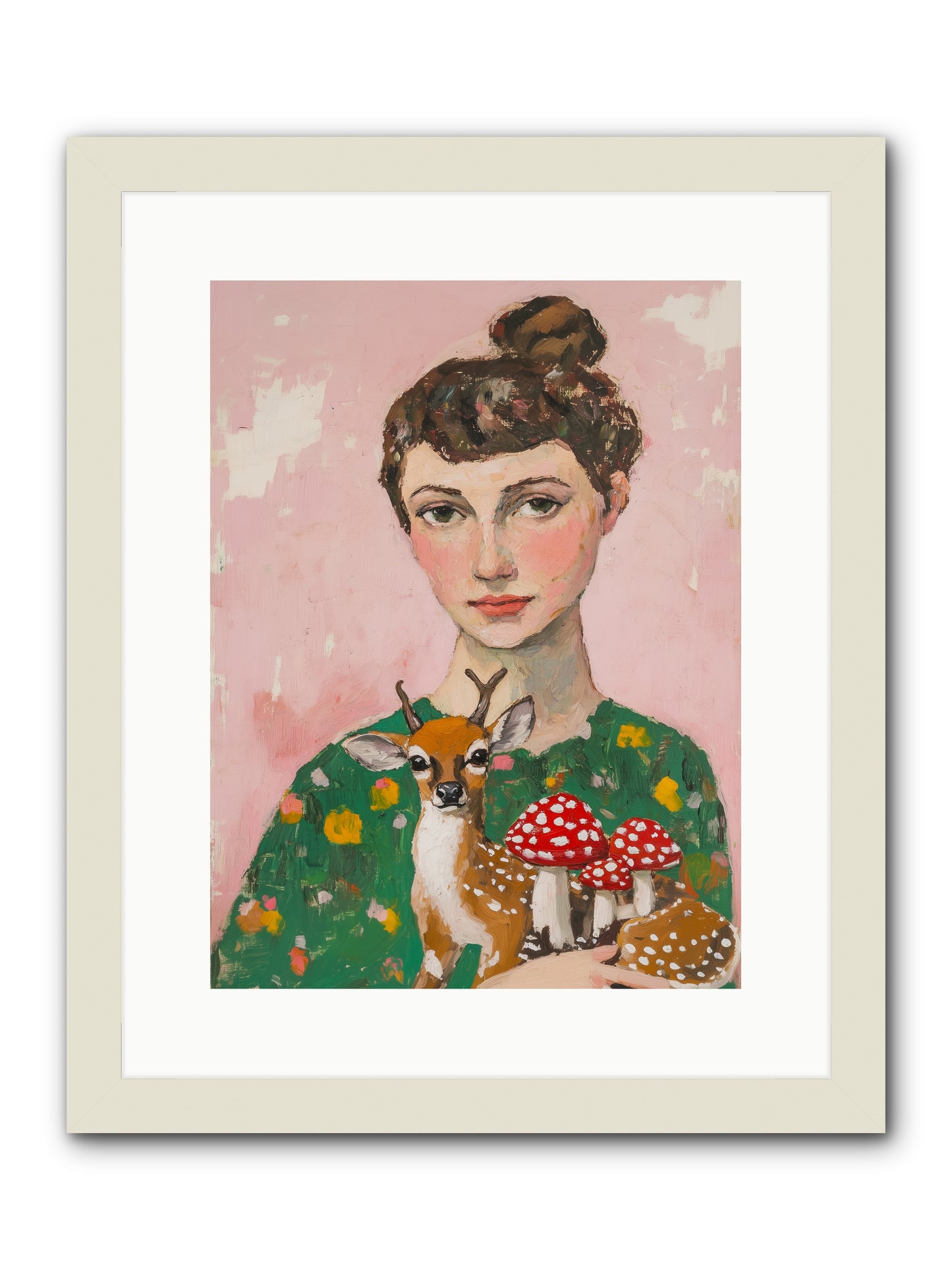 Cucumber Sandwiches -- Framed Print - White 12x16