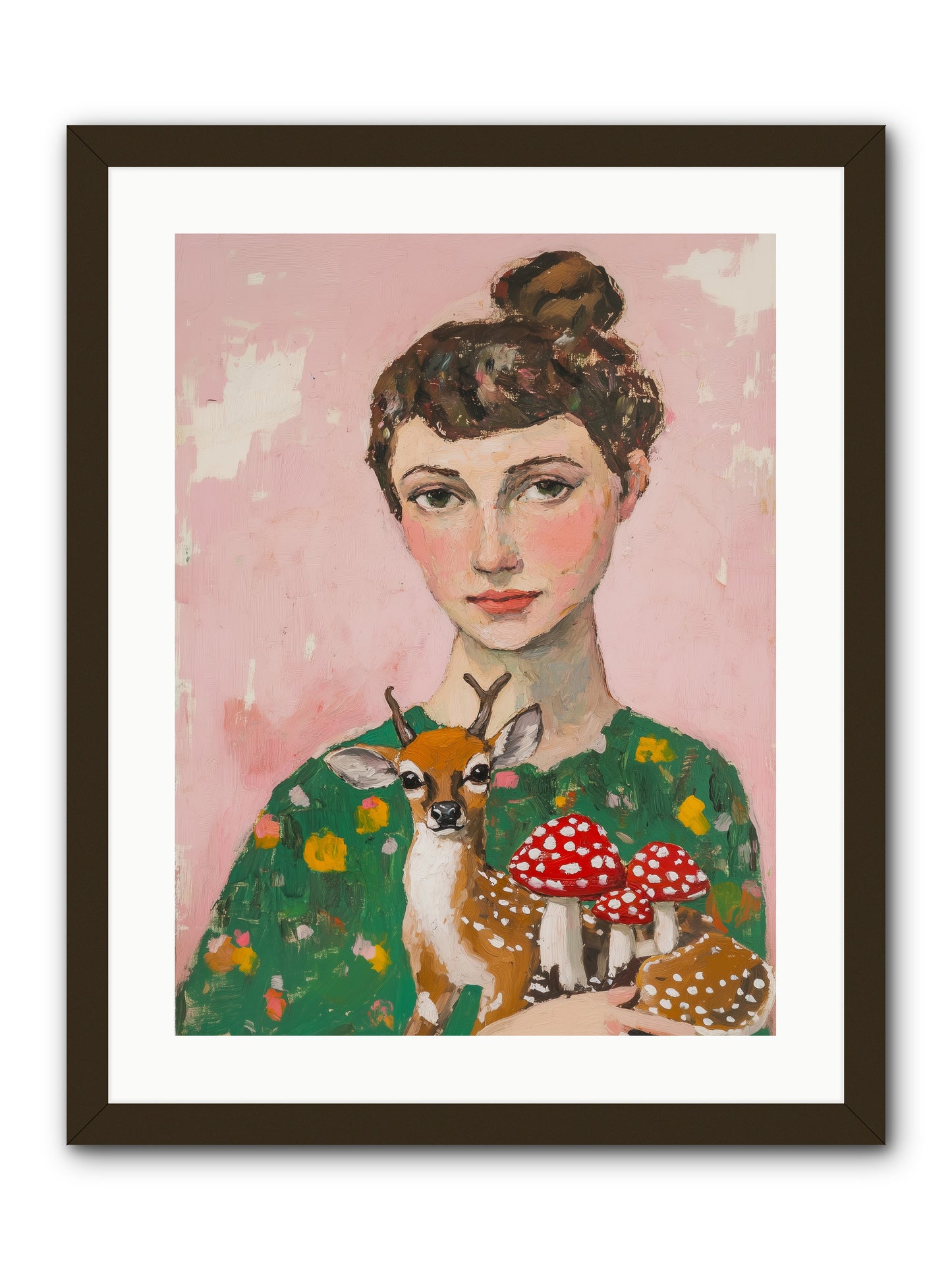 Cucumber Sandwiches -- Framed Print - Black 18x24
