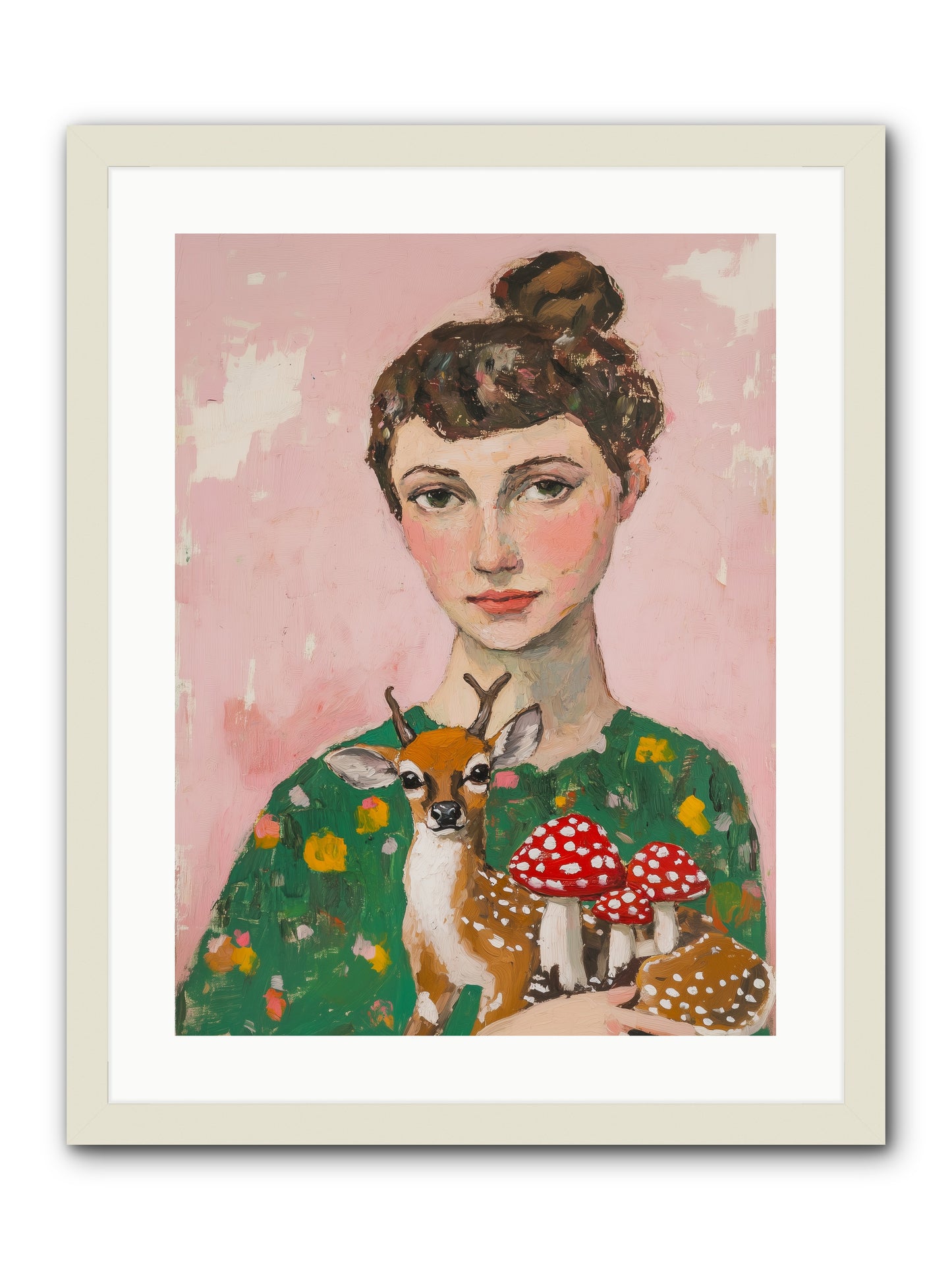 Cucumber Sandwiches -- Framed Print - White 18x24