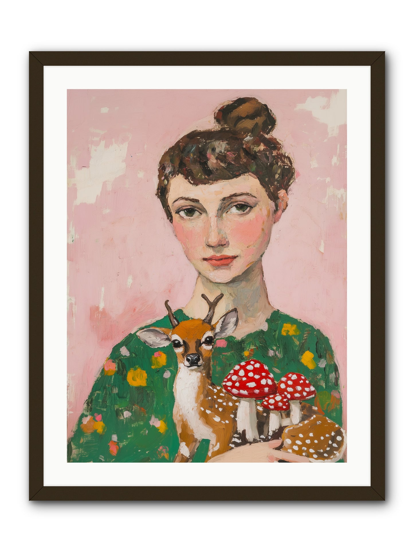Cucumber Sandwiches -- Framed Print - Black 24x32