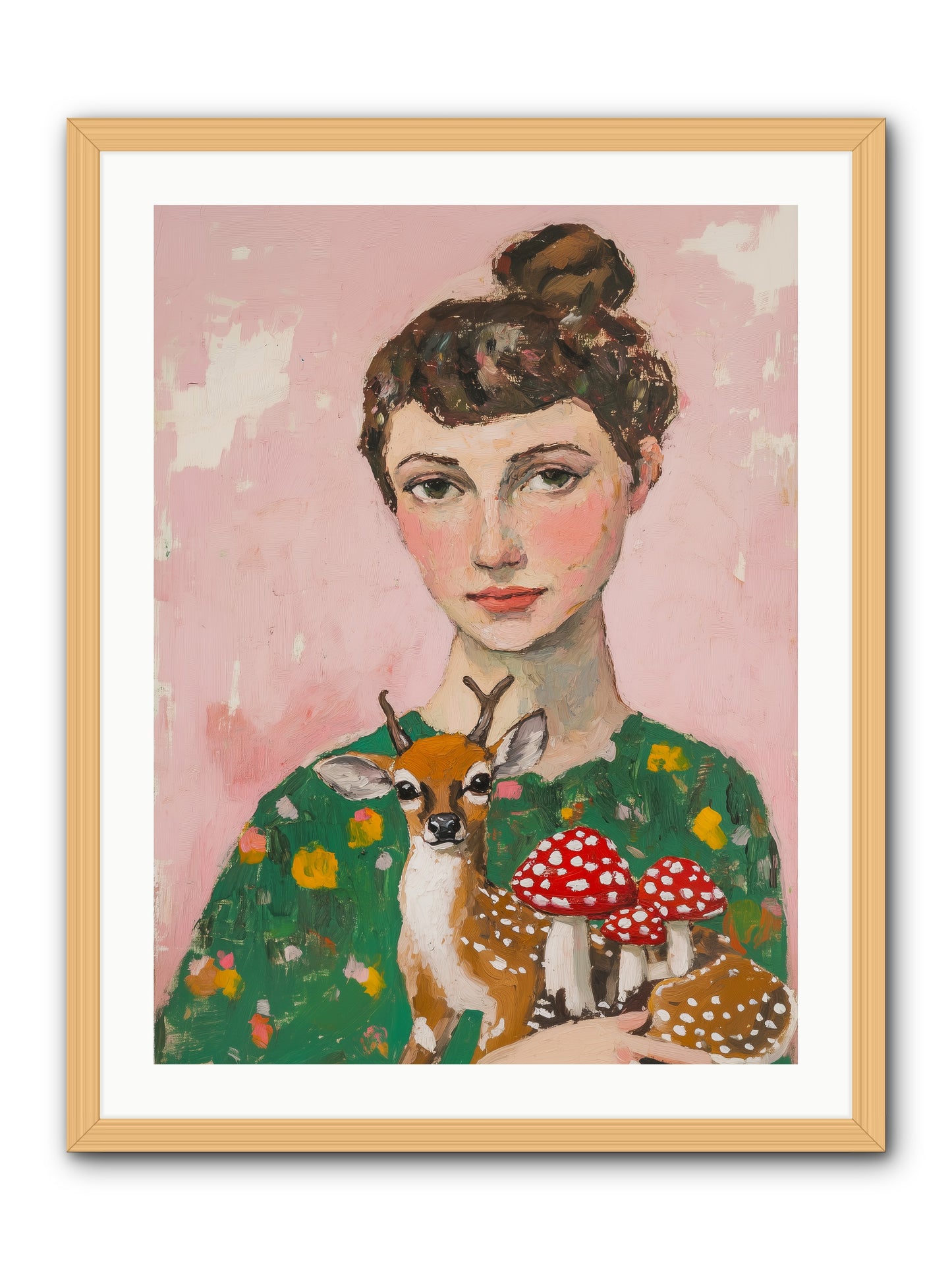 Cucumber Sandwiches -- Framed Print - Natural 24x32