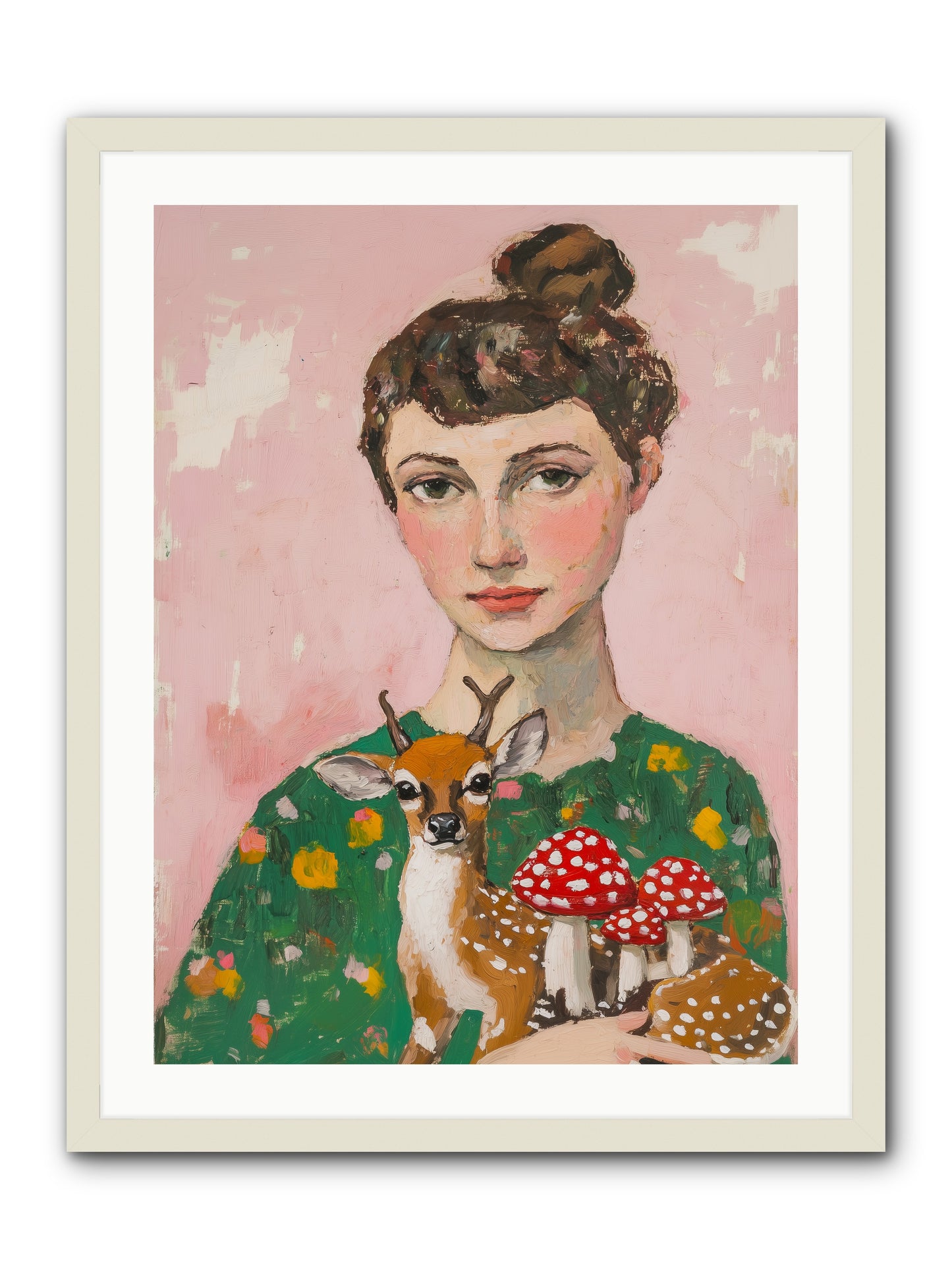 Cucumber Sandwiches -- Framed Print - White 24x32