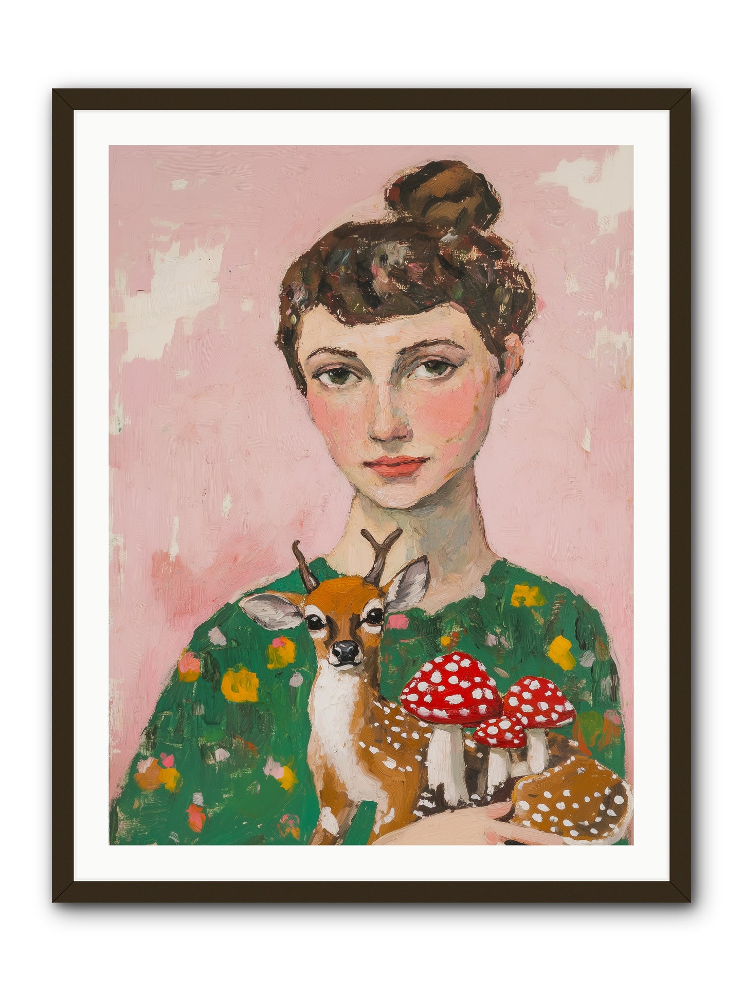 Cucumber Sandwiches -- Framed Print - Black 30x40