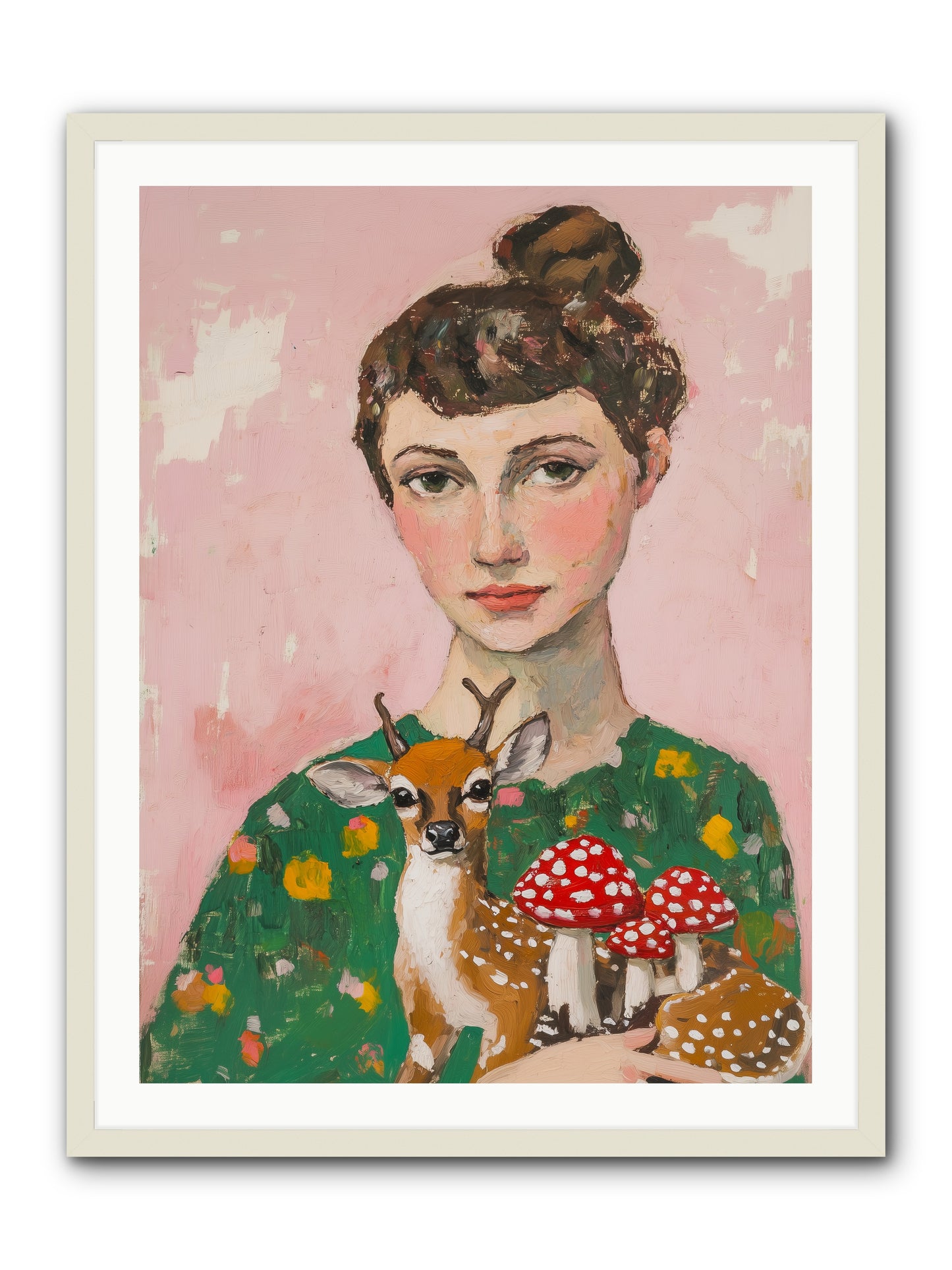 Cucumber Sandwiches -- Framed Print - White 30x40