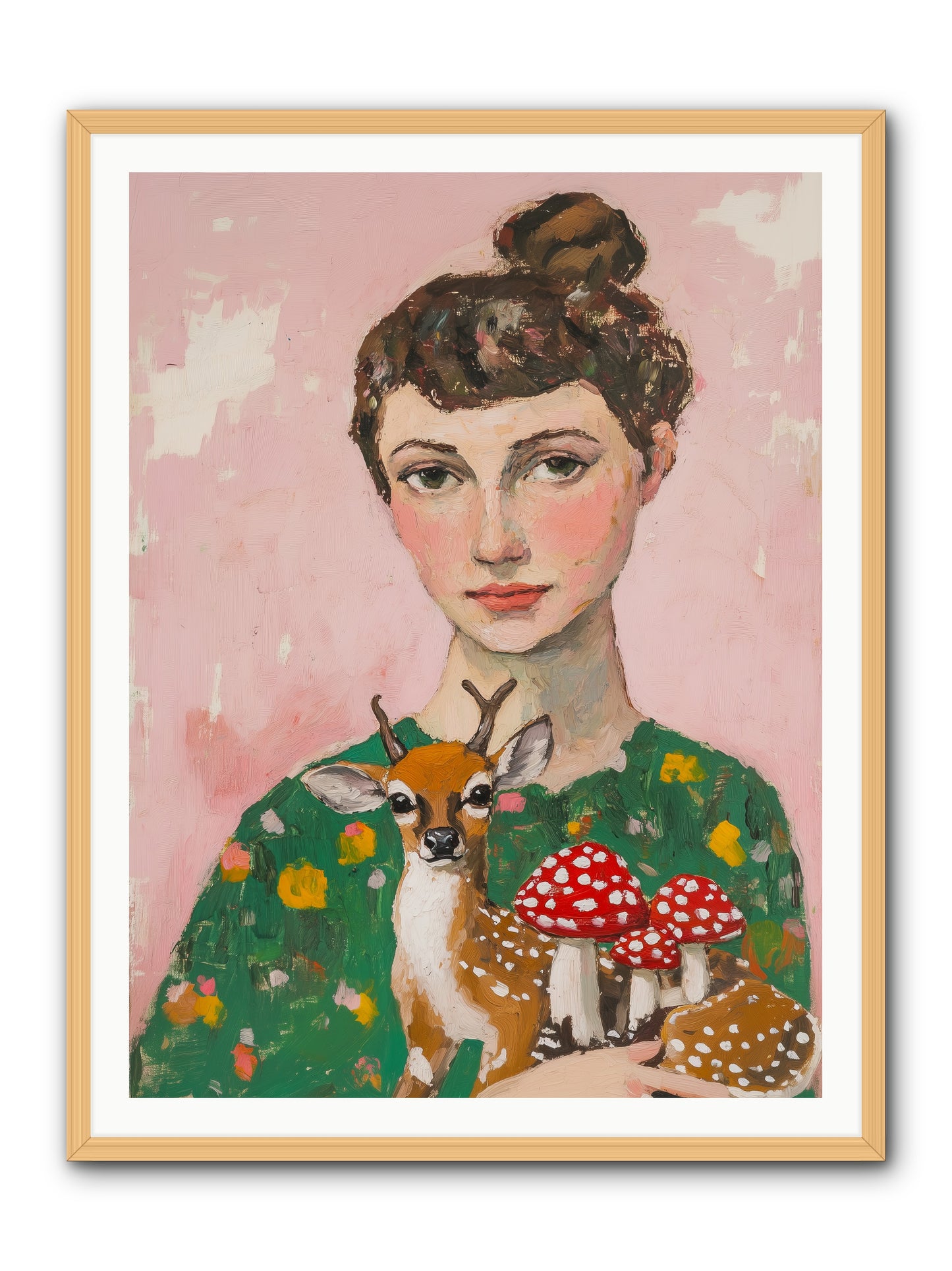 Cucumber Sandwiches -- Framed Print - Natural 36x48