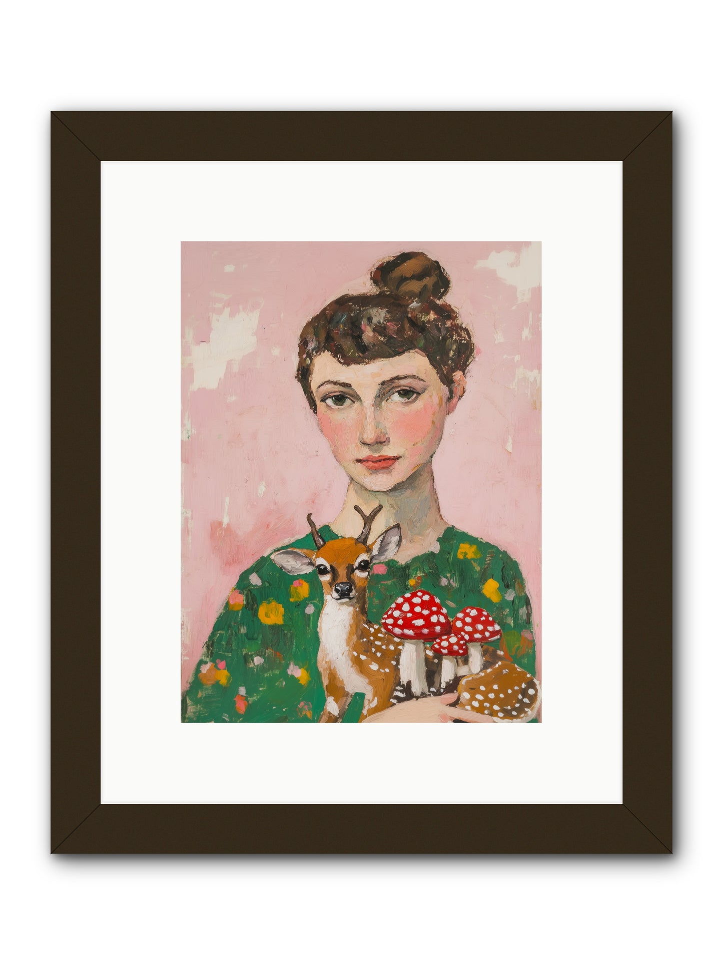 Cucumber Sandwiches -- Framed Print - Black 9x12
