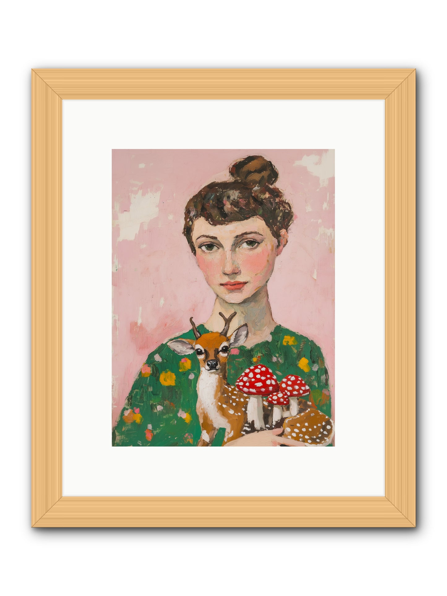 Cucumber Sandwiches -- Framed Print - Natural 9x12