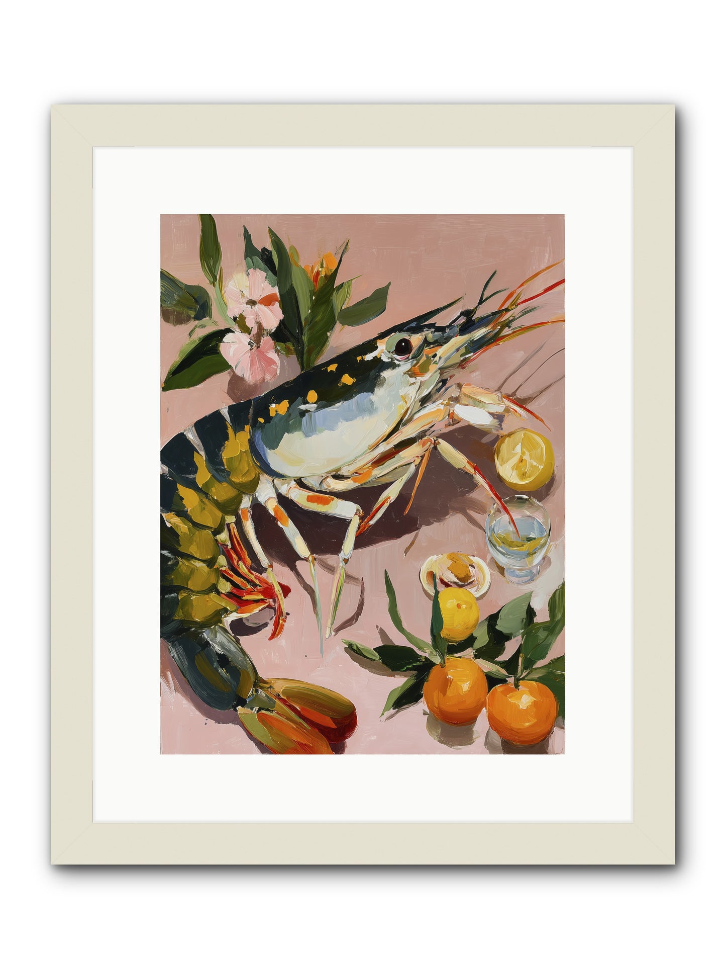 Culinary Jewels -- Framed Print - White 12x16
