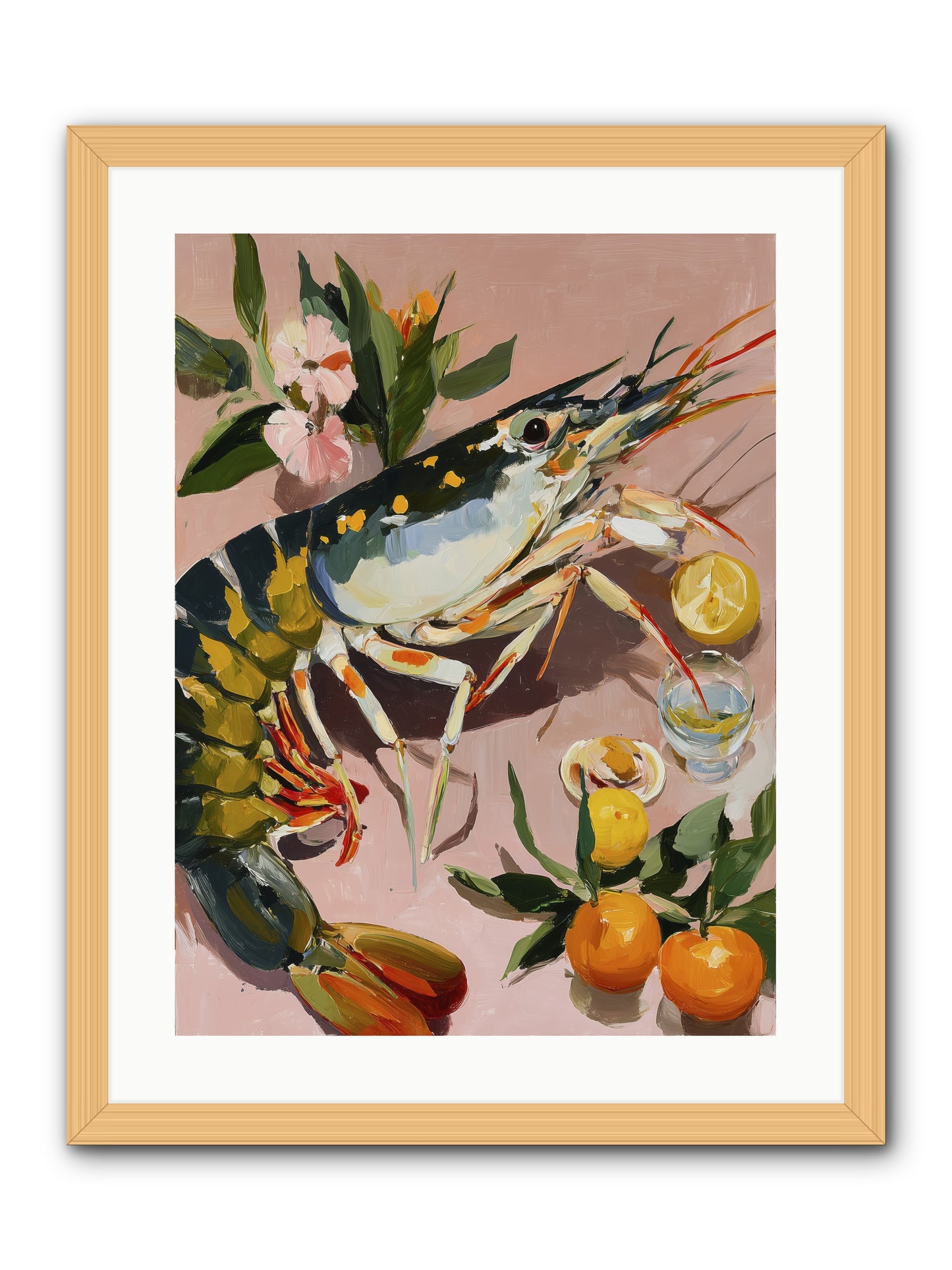 Culinary Jewels -- Framed Print - Natural 18x24