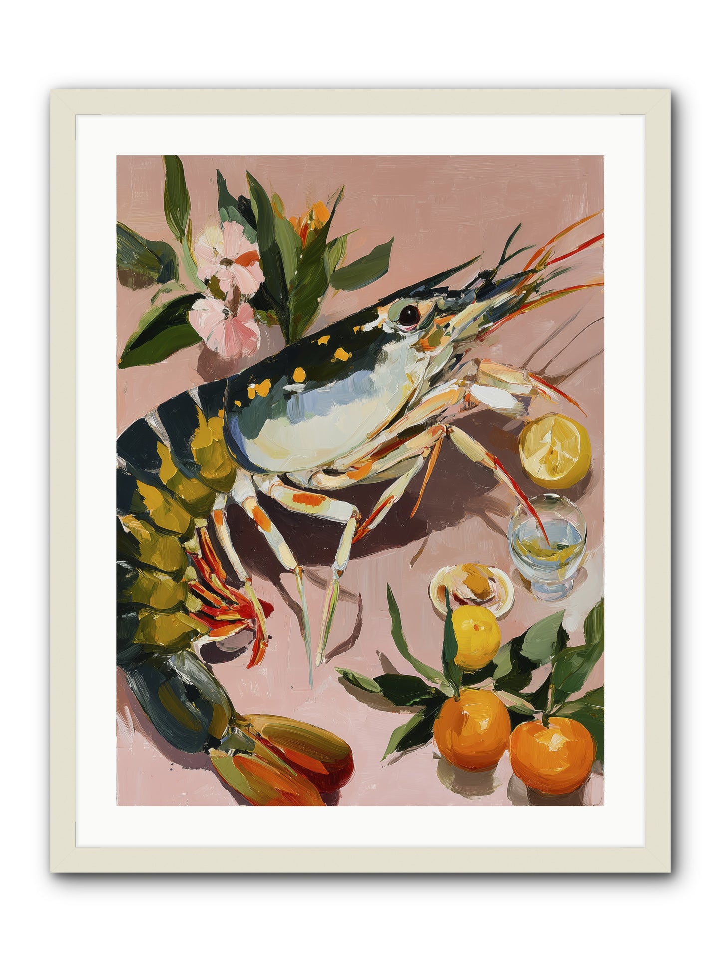 Culinary Jewels -- Framed Print - White 24x32