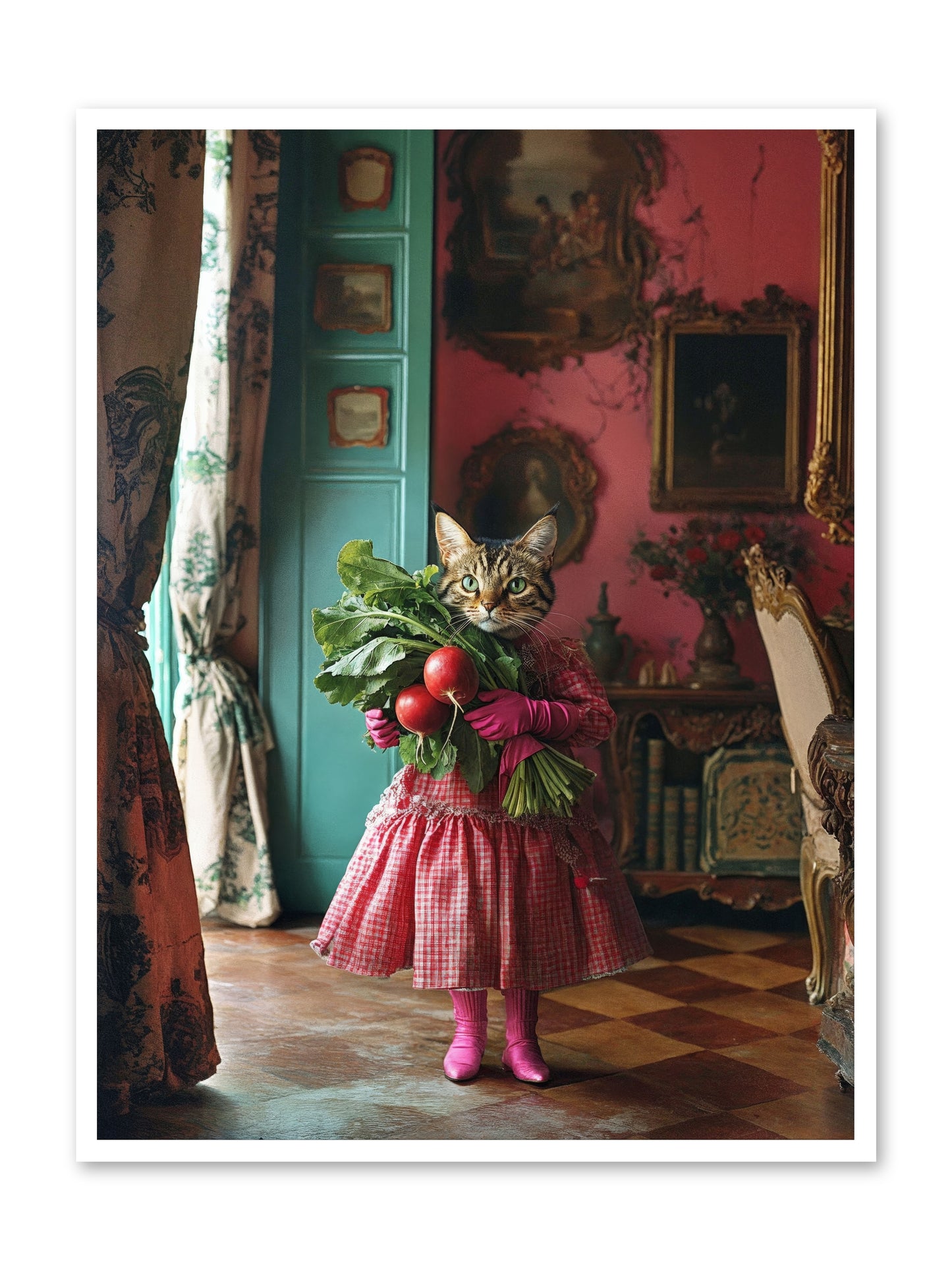 Culinary Waltz & WonderRez -- Loose Canvas Print 36x48