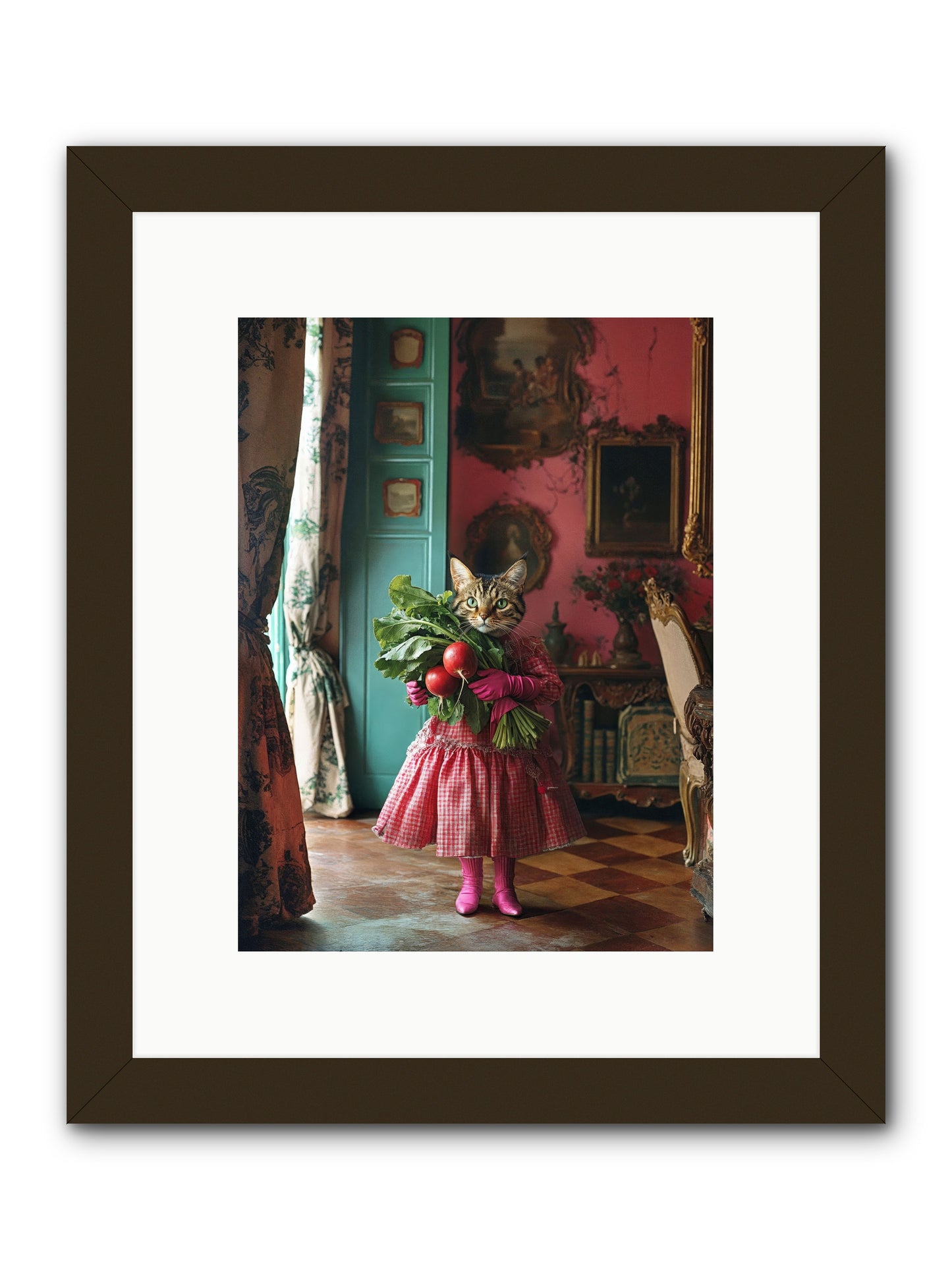 Culinary Waltz & WonderRez -- Framed Print - Black 9x12
