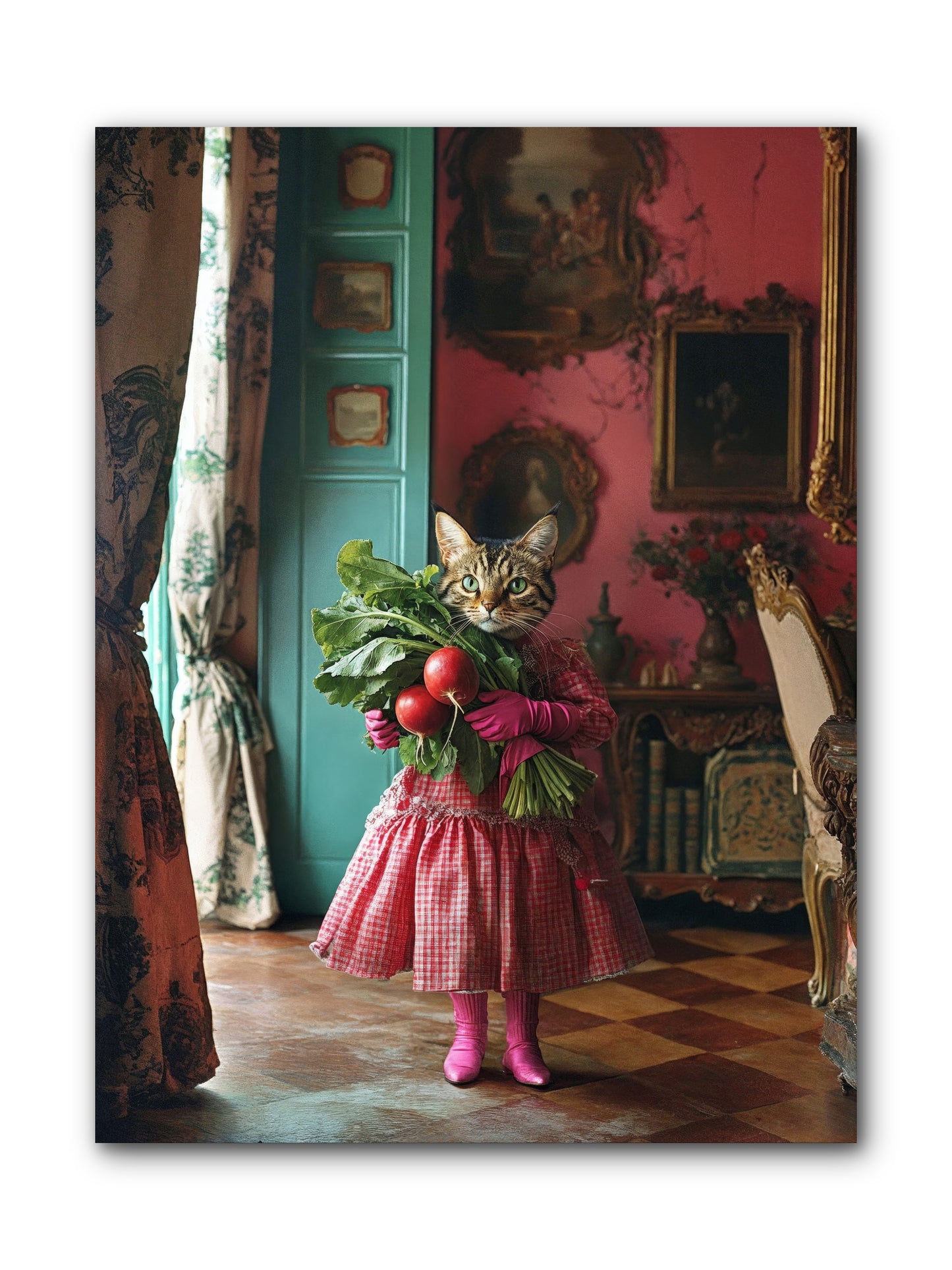 Culinary Waltz & WonderRez -- Wrapped Canvas 9x12