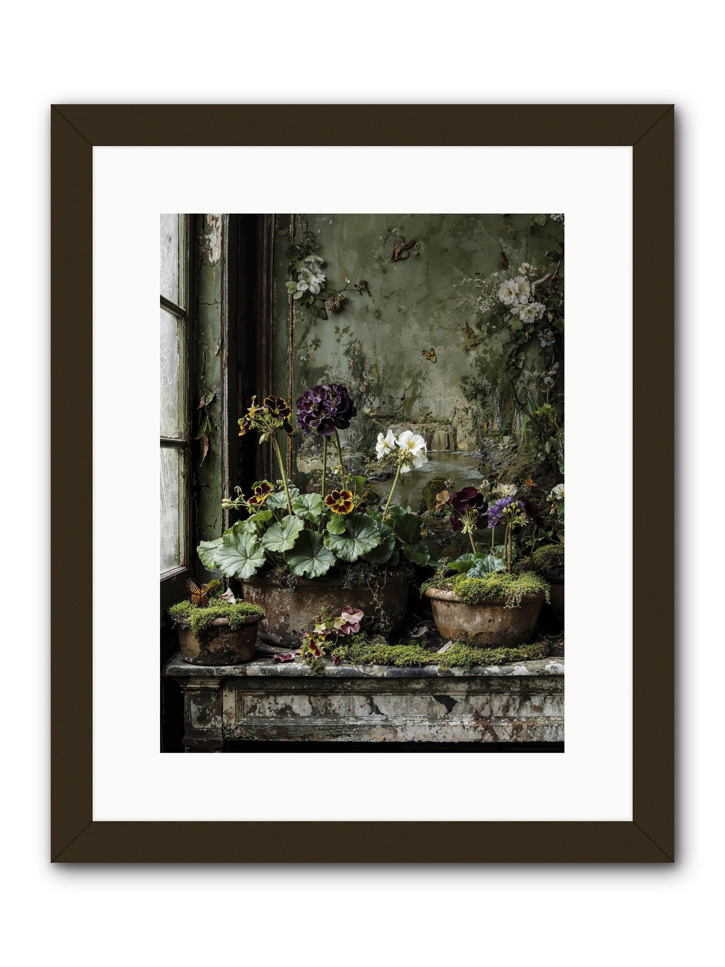 Cultivé -- Framed Print - Black 12x16