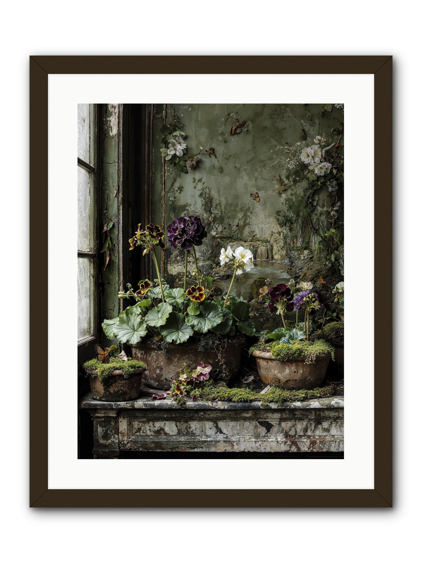 Cultivé -- Framed Print - Black 18x24