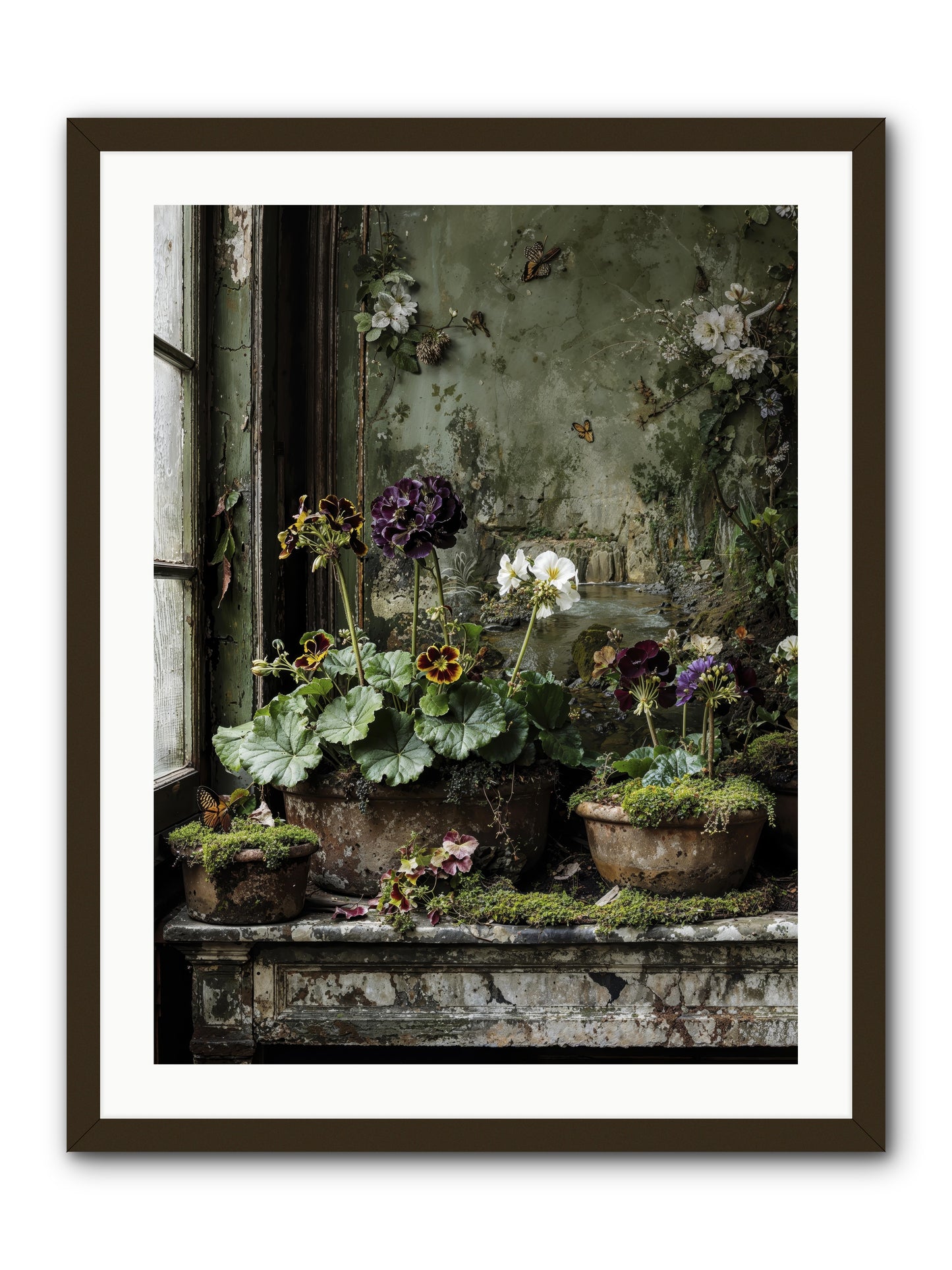 Cultivé -- Framed Print - Black 24x32