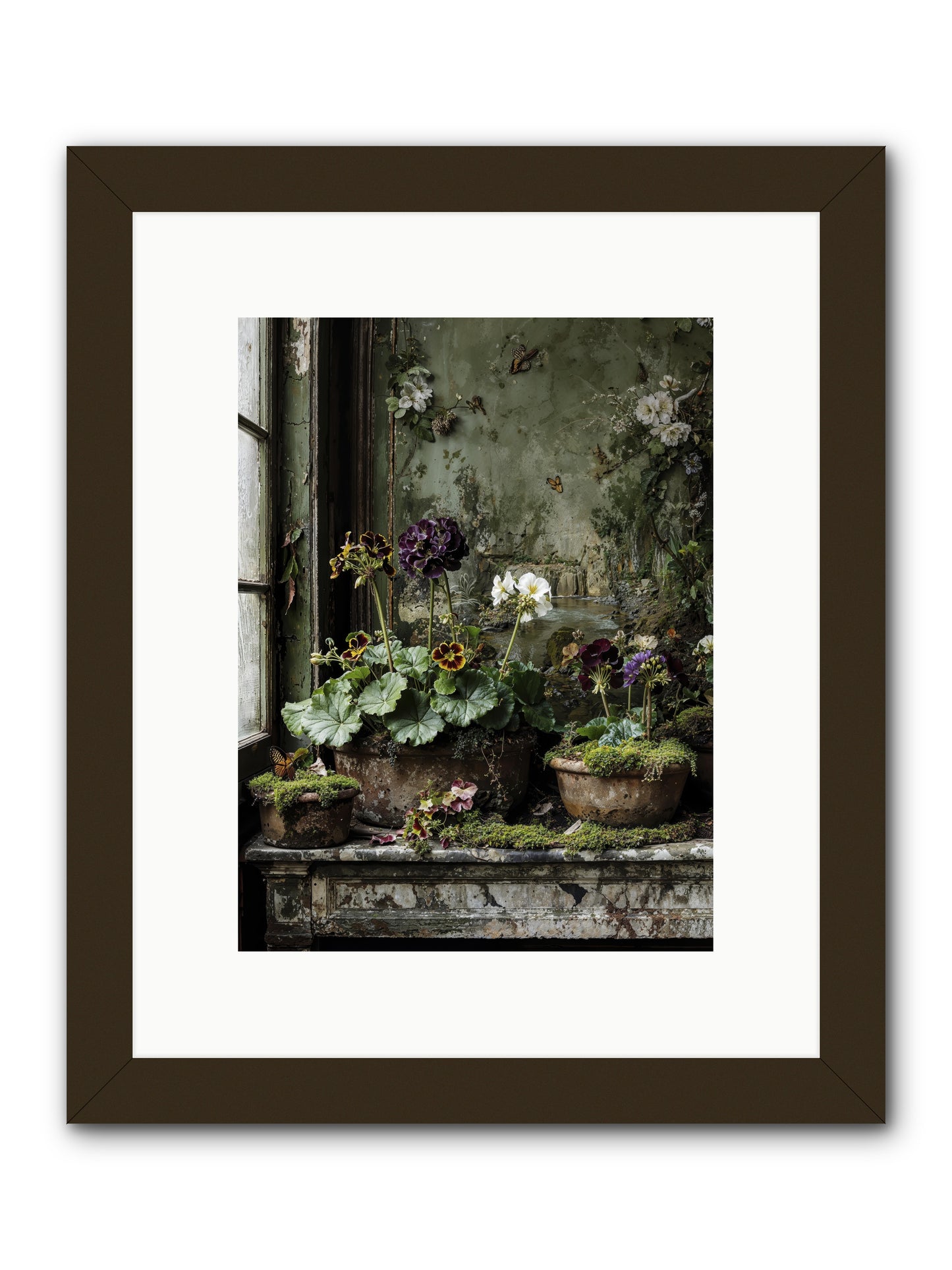 Cultivé -- Framed Print - Black 9x12