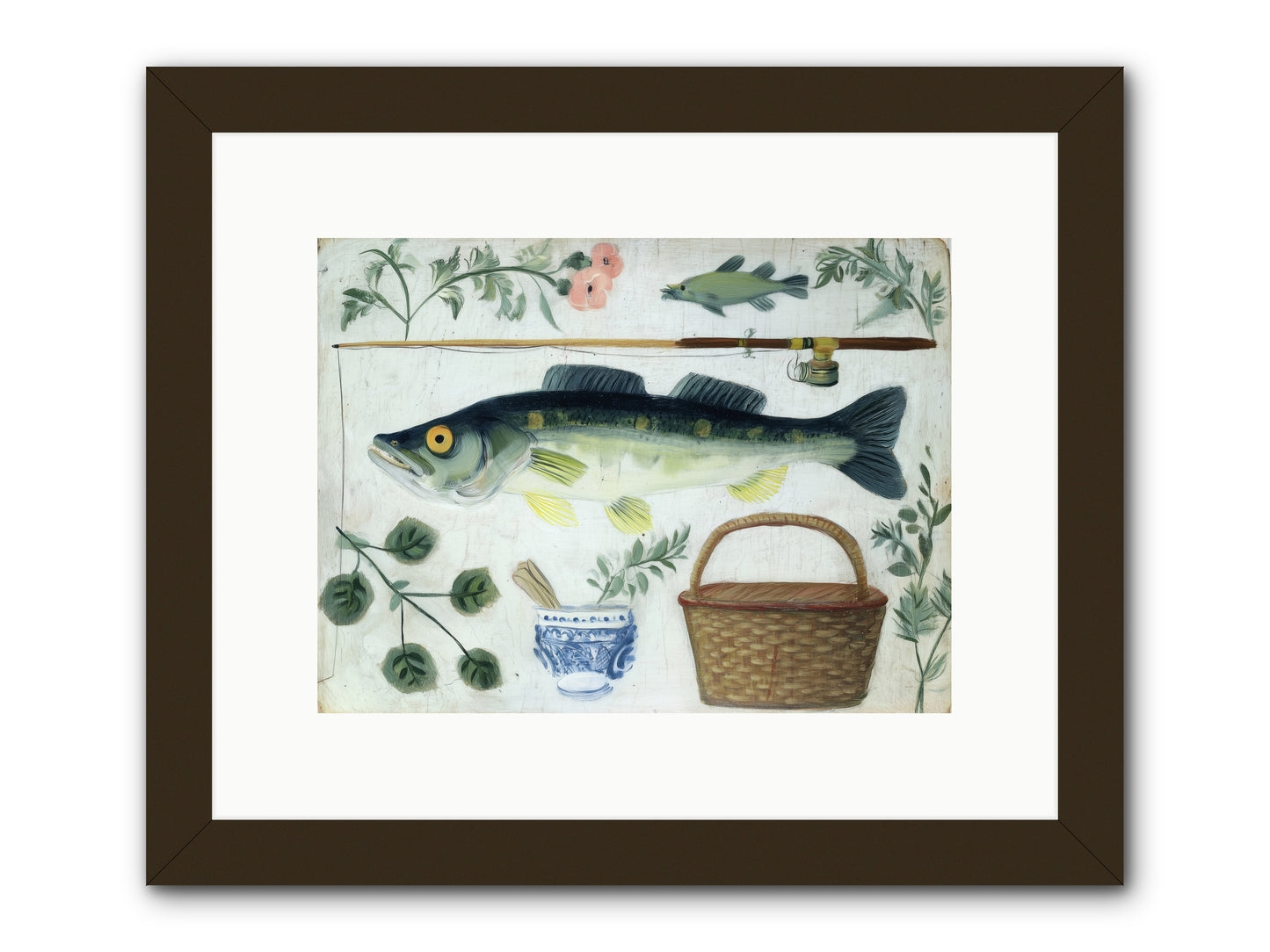 Curator's Coast -- Framed Print - Black 12x9