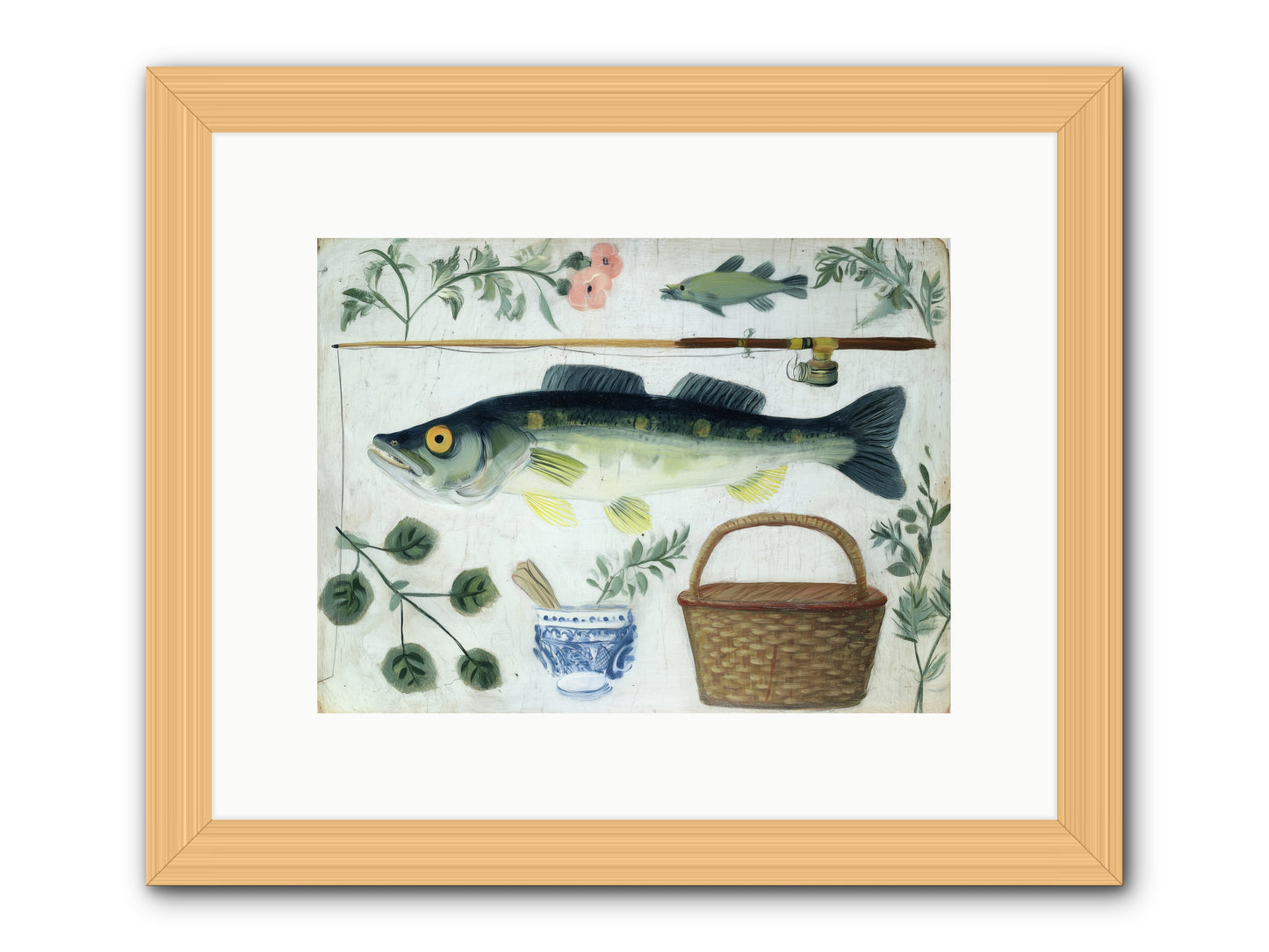 Curator's Coast -- Framed Print - Natural 12x9