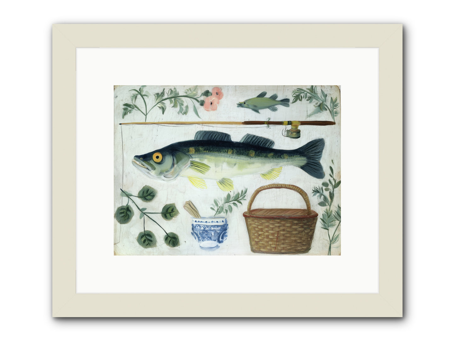 Curator's Coast -- Framed Print - White 12x9
