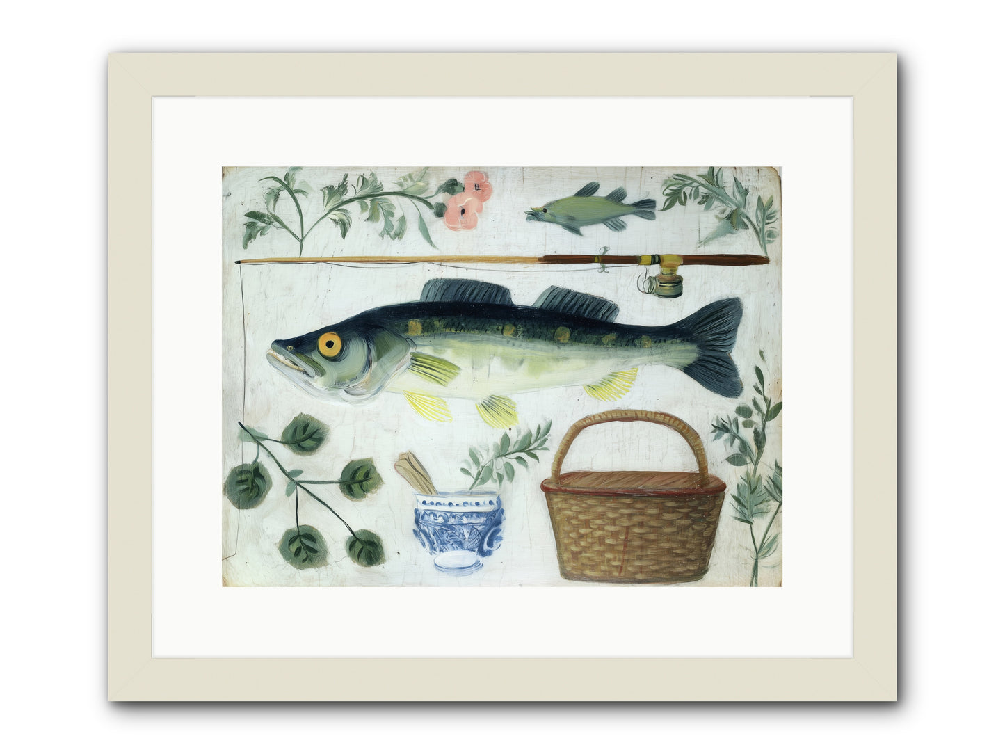 Curator's Coast -- Framed Print - White 16x12