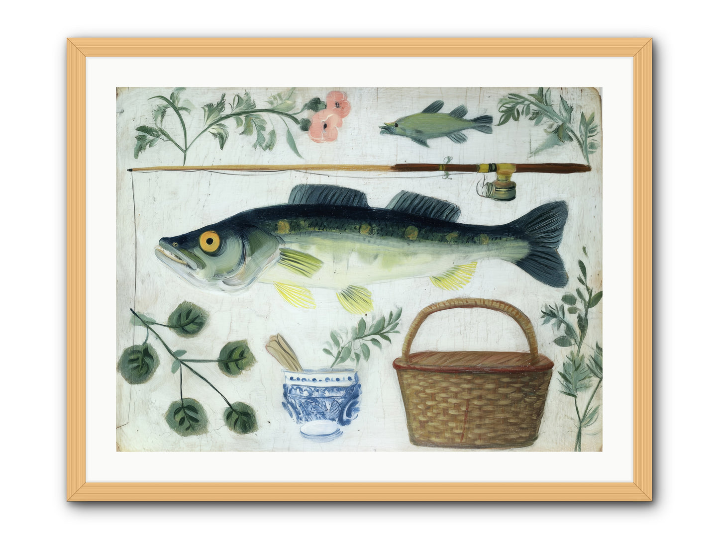Curator's Coast -- Framed Print - Natural 32x24