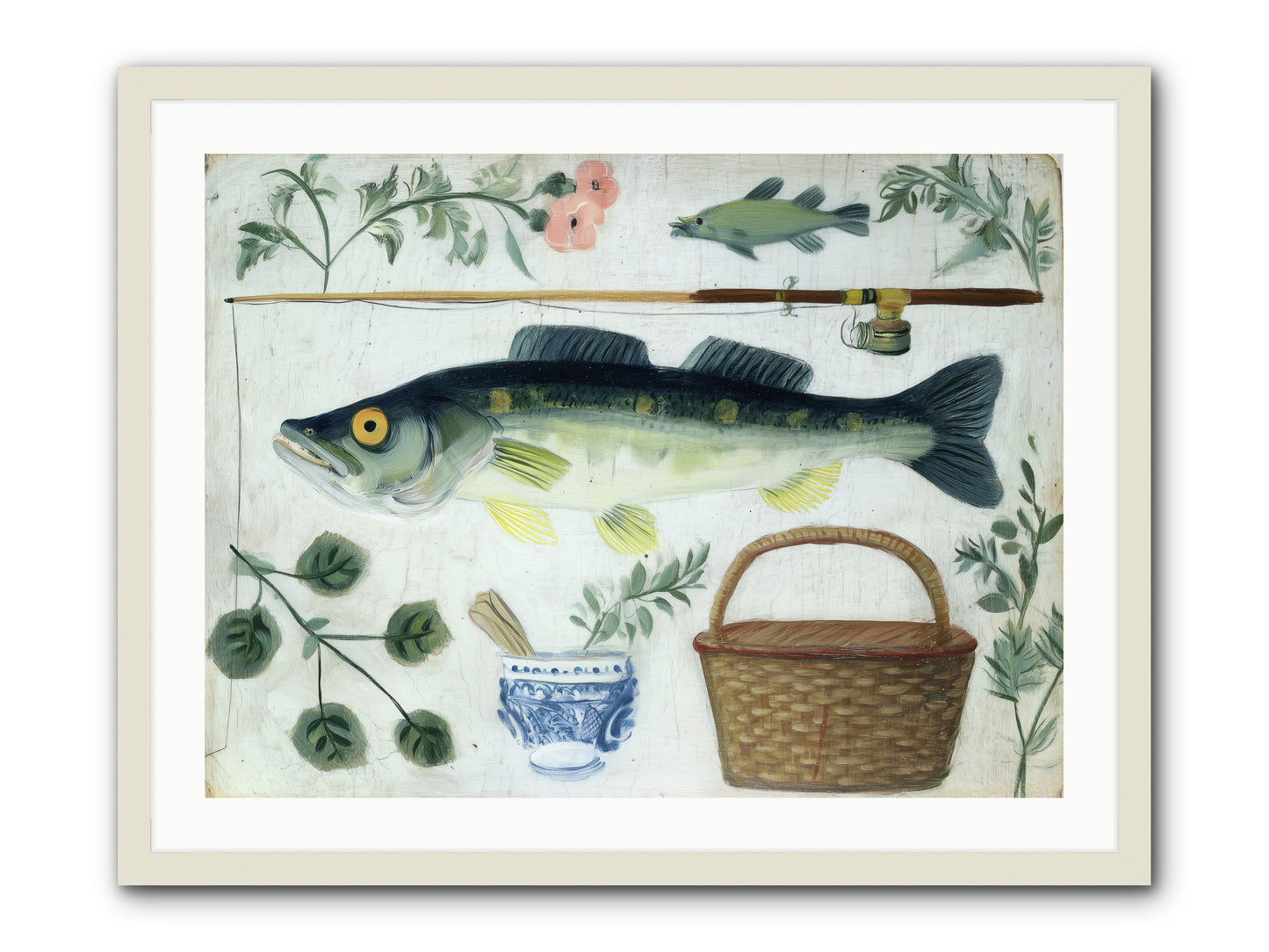 Curator's Coast -- Framed Print - White 32x24