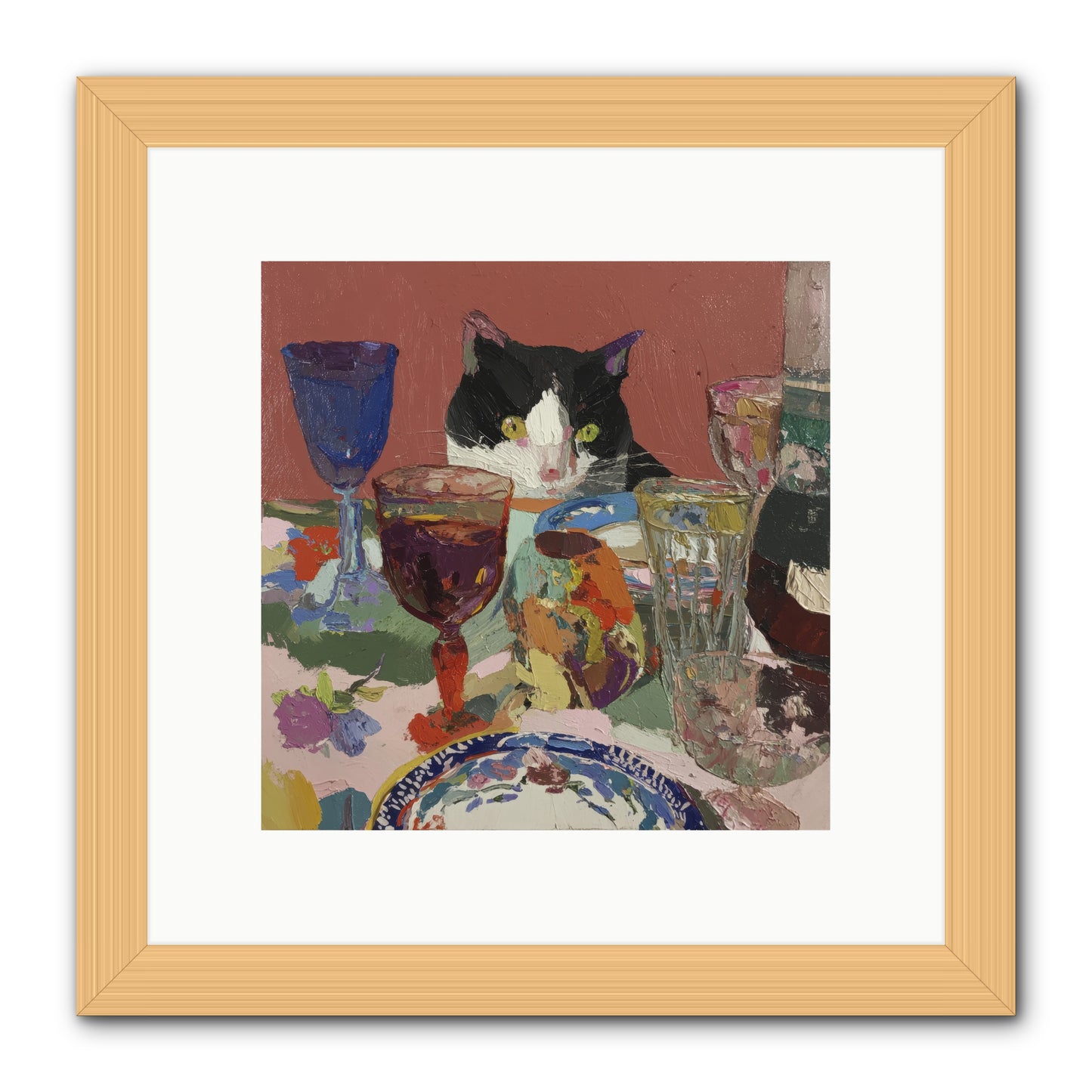 Curiosity Was an Art Form -- Framed Print - Natural 10x10