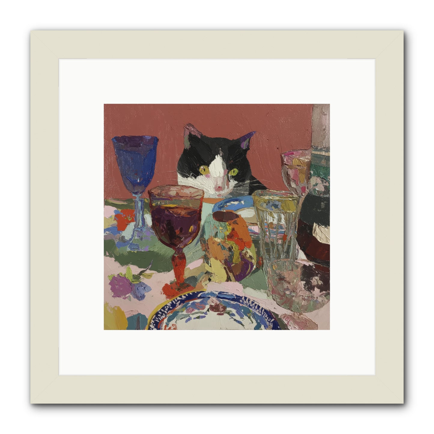Curiosity Was an Art Form -- Framed Print - White 10x10