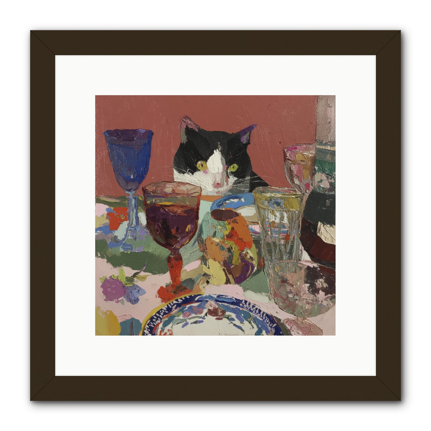 Curiosity Was an Art Form -- Framed Print - Black 12x12