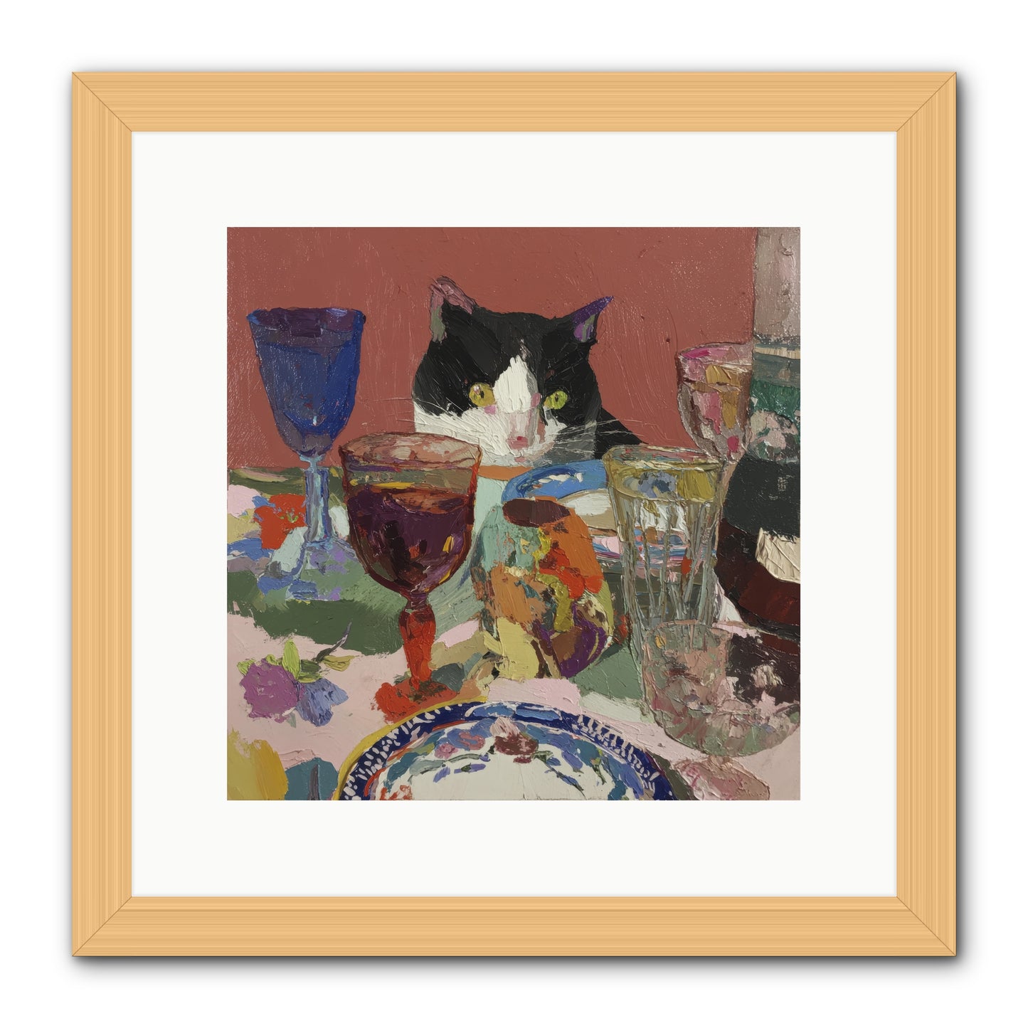 Curiosity Was an Art Form -- Framed Print - Natural 12x12