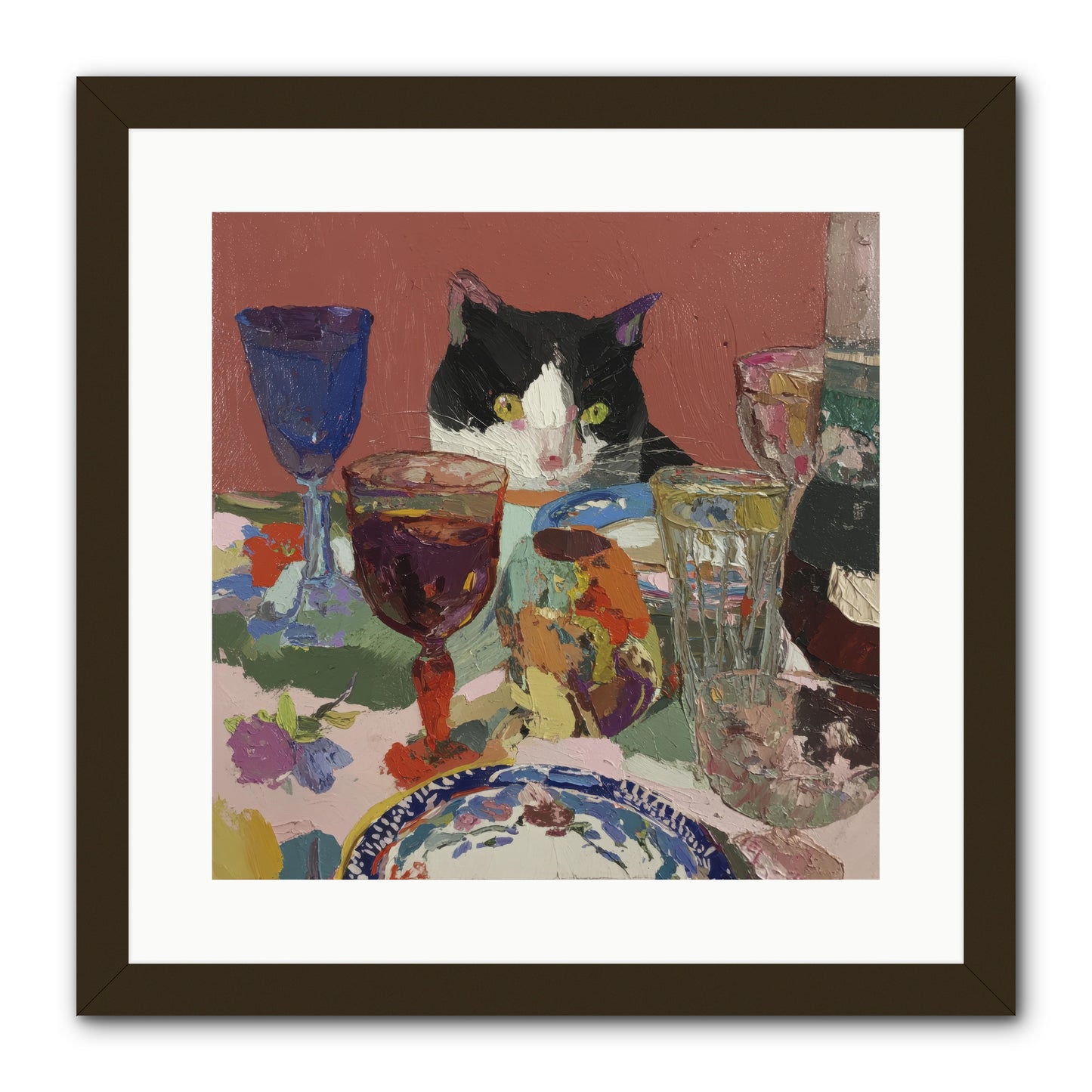 Curiosity Was an Art Form -- Framed Print - Black 16x16