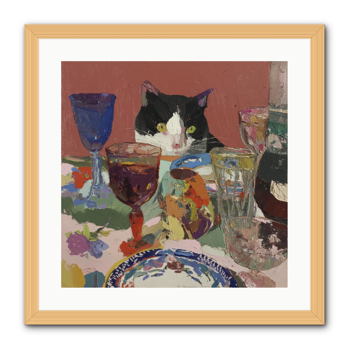 Curiosity Was an Art Form -- Framed Print - Natural 20x20