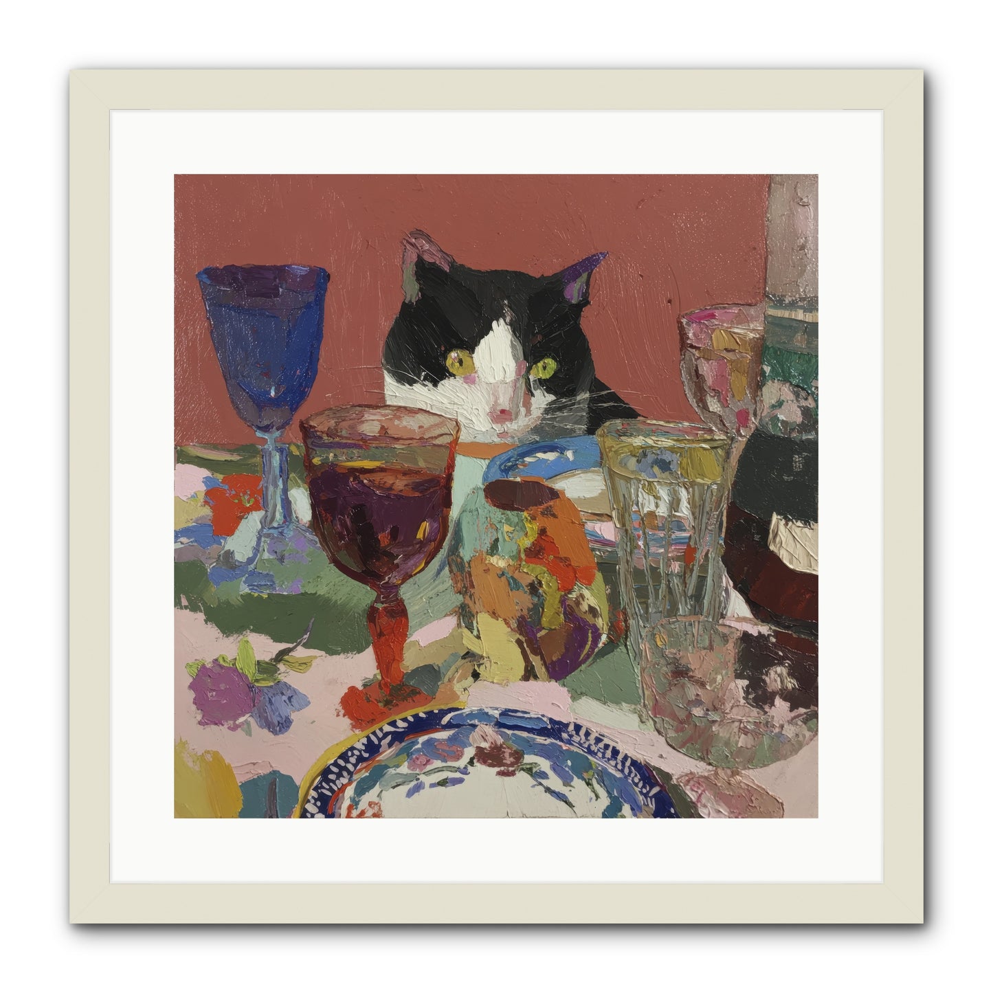 Curiosity Was an Art Form -- Framed Print - White 20x20
