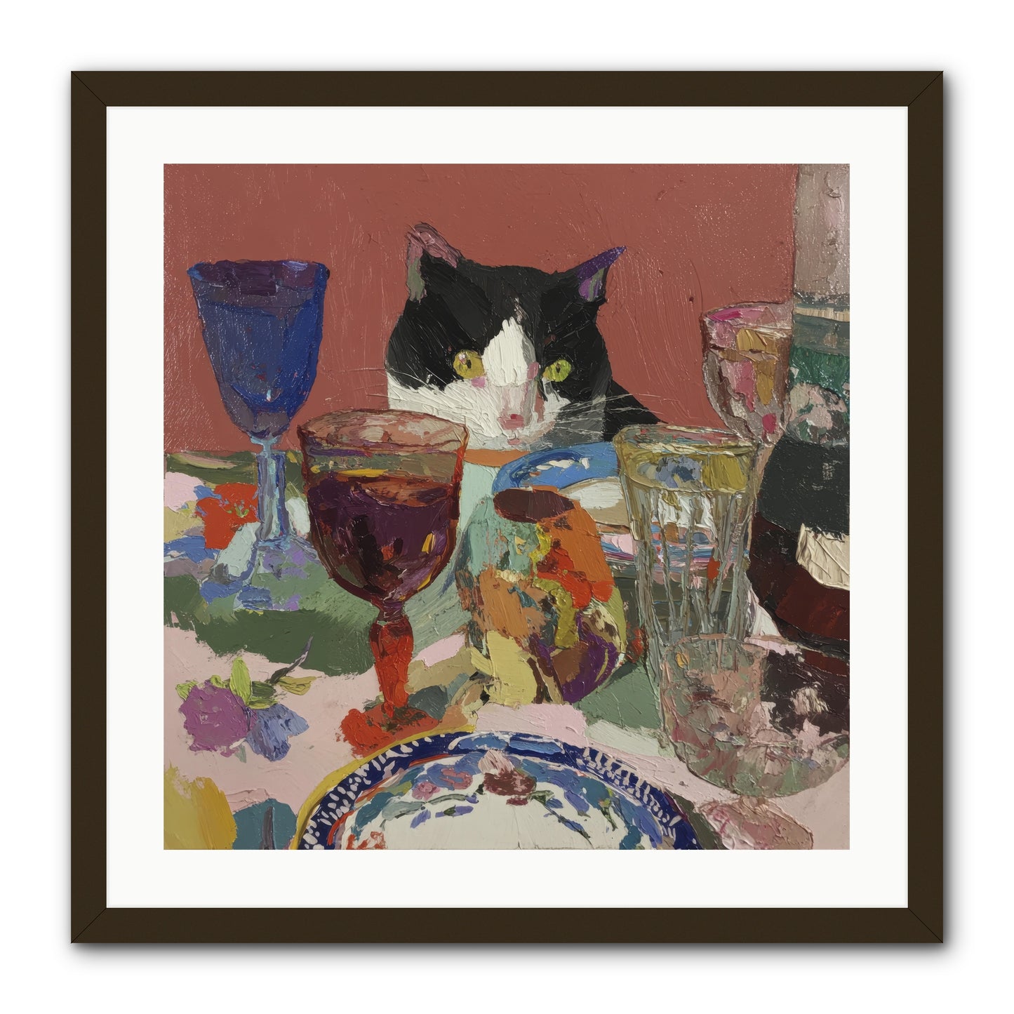 Curiosity Was an Art Form -- Framed Print - Black 24x24